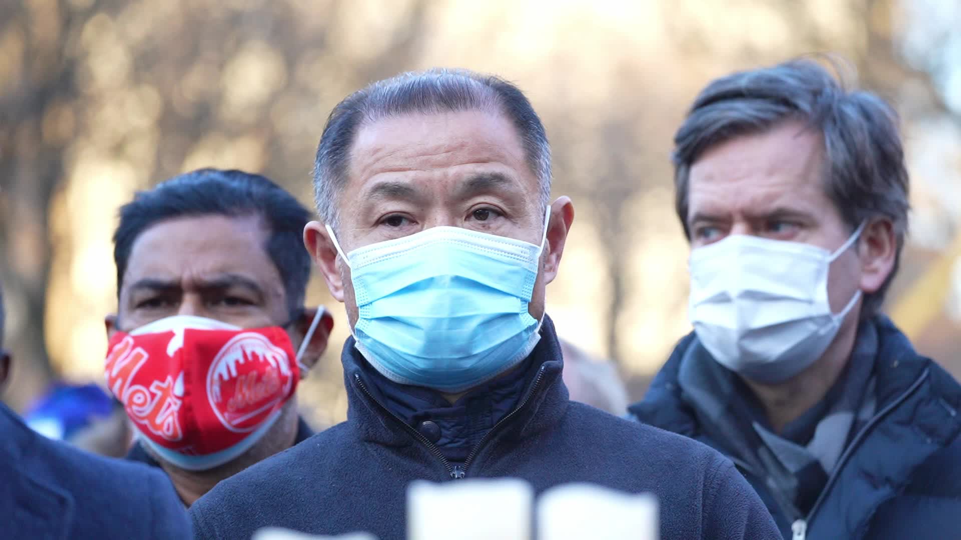 Peace vigil for victims of Asian hate in NYC