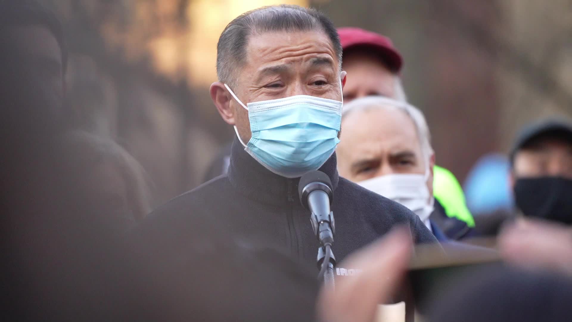 Peace vigil for victims of Asian hate in NYC