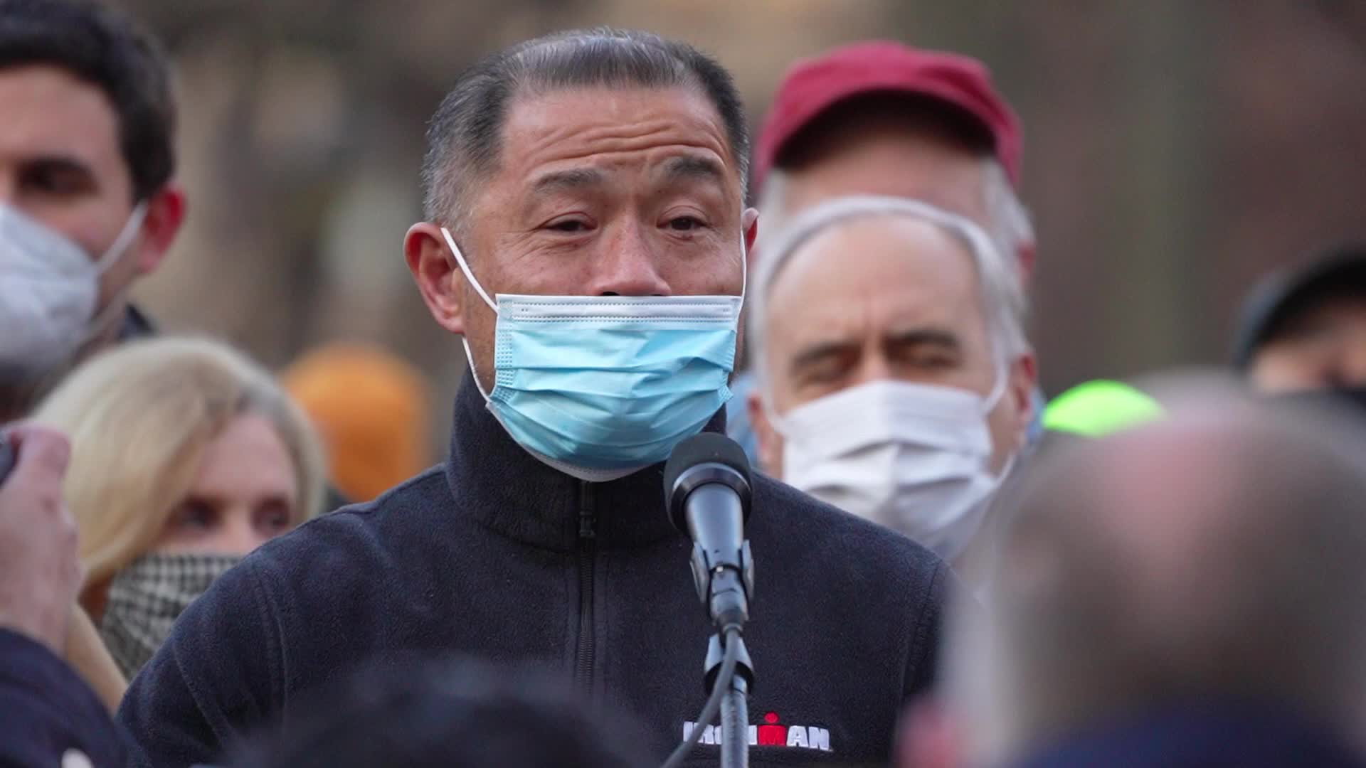 Peace vigil for victims of Asian hate in NYC