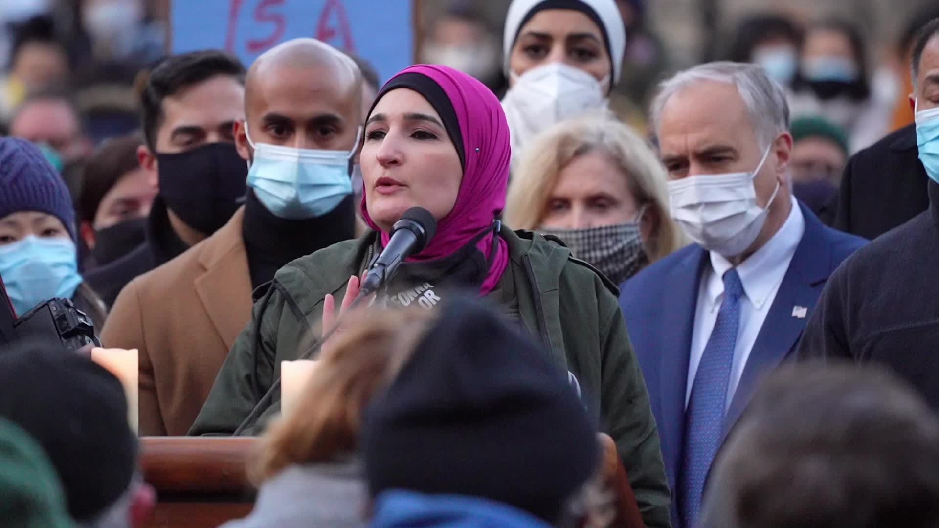 Peace vigil for victims of Asian hate in NYC