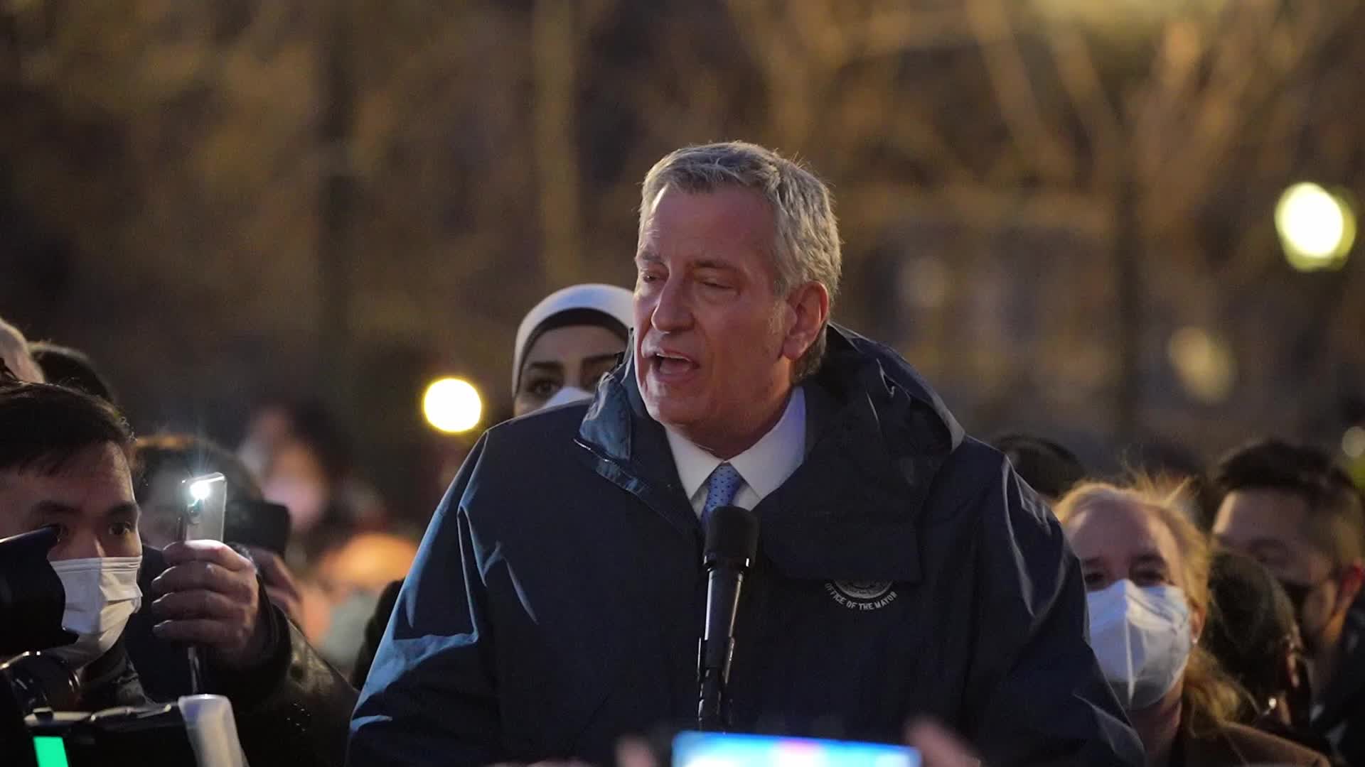 Peace vigil for victims of Asian hate in NYC