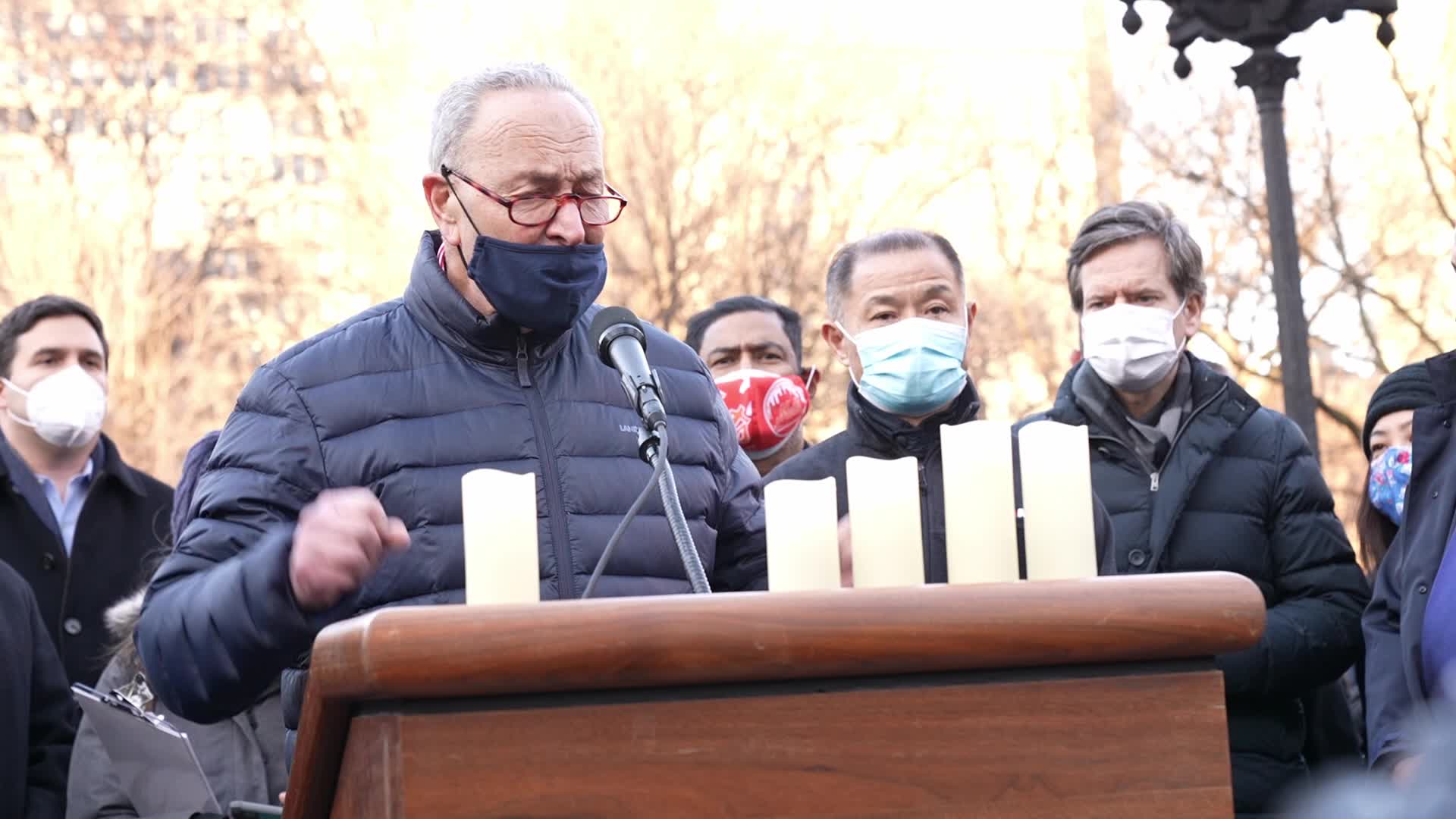 Peace vigil for victims of Asian hate in NYC