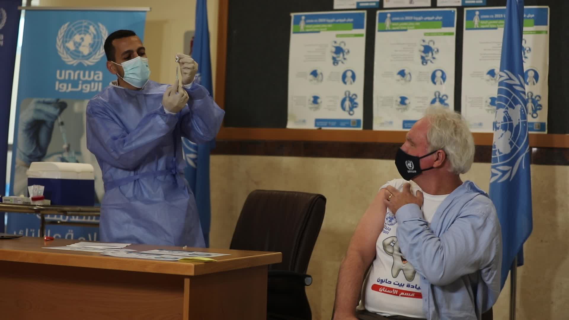 Coronavirus vaccination in Gaza, Palestine