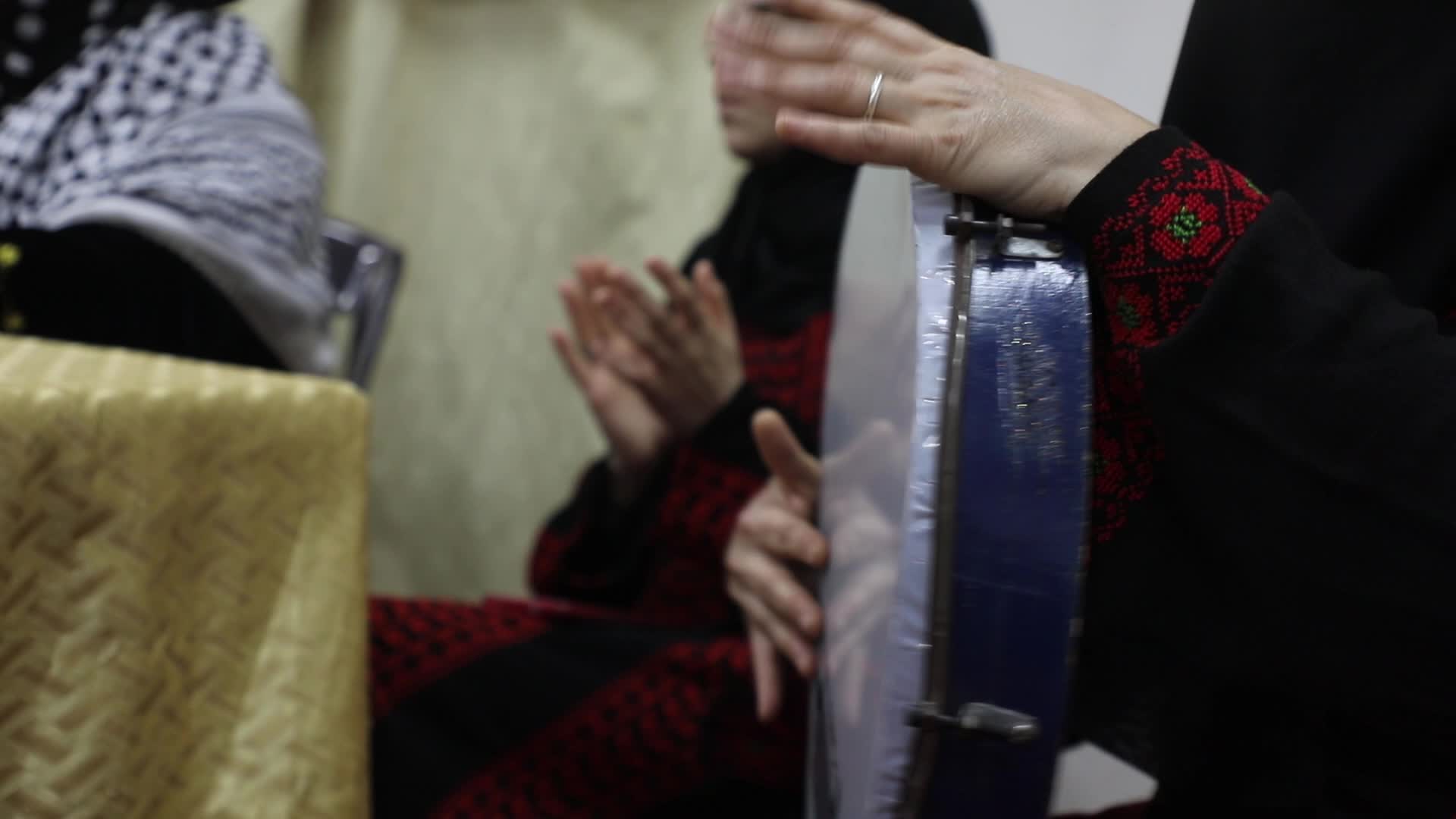 Islamic women band group in Gaza