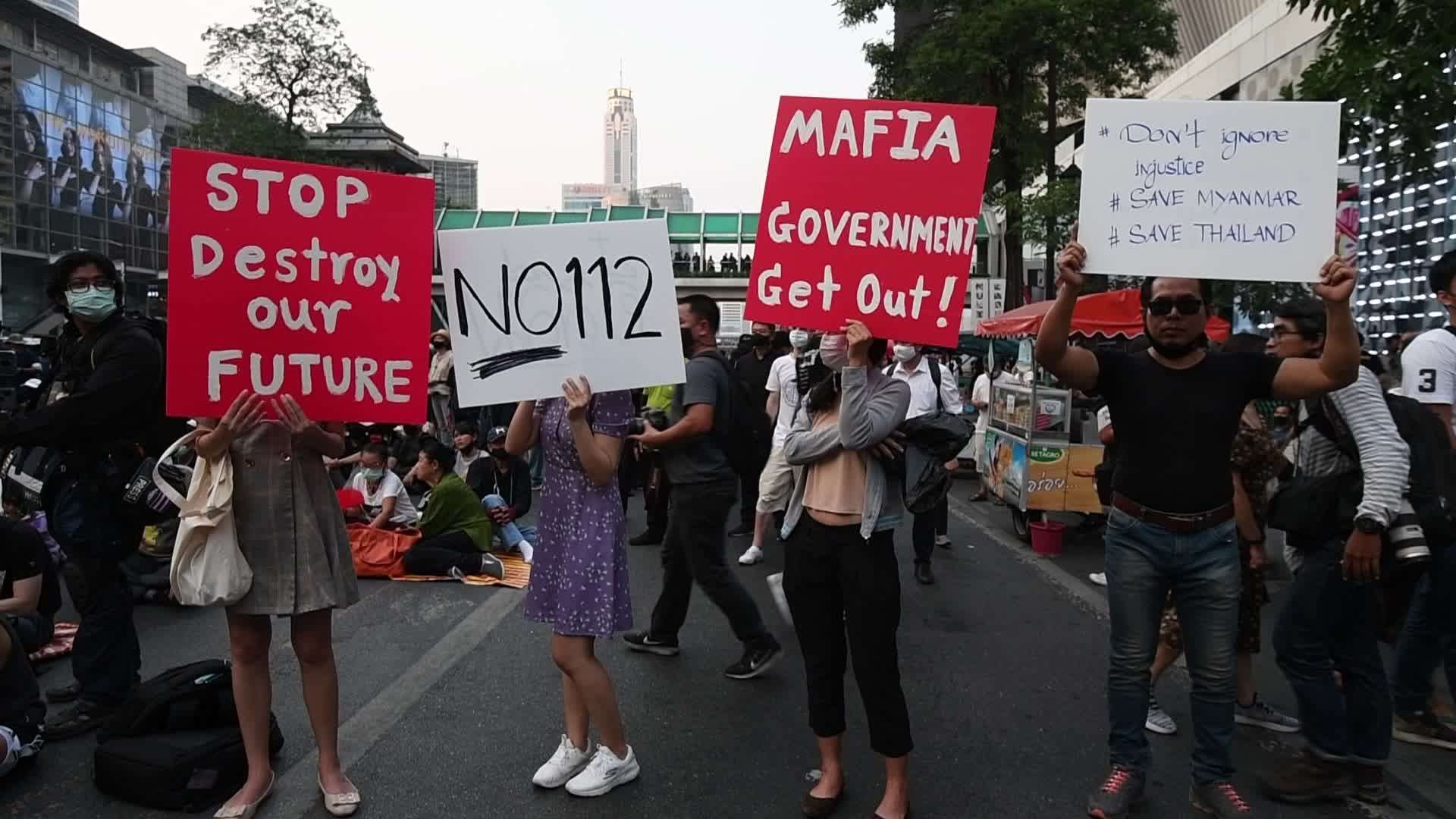 Pro-Democracy Protesters Protest In Bangkok