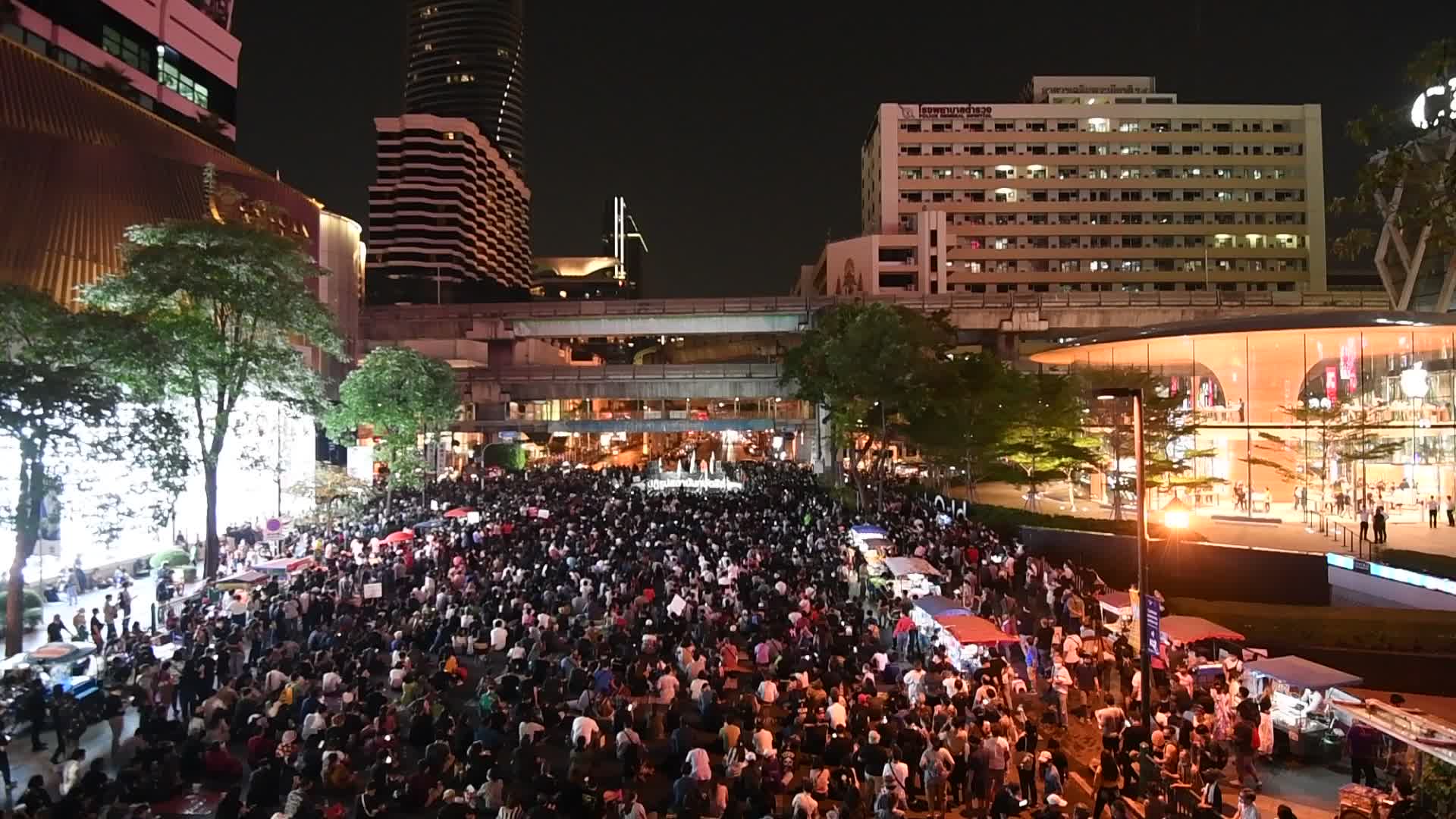 Pro-Democracy Protesters Protest In Bangkok