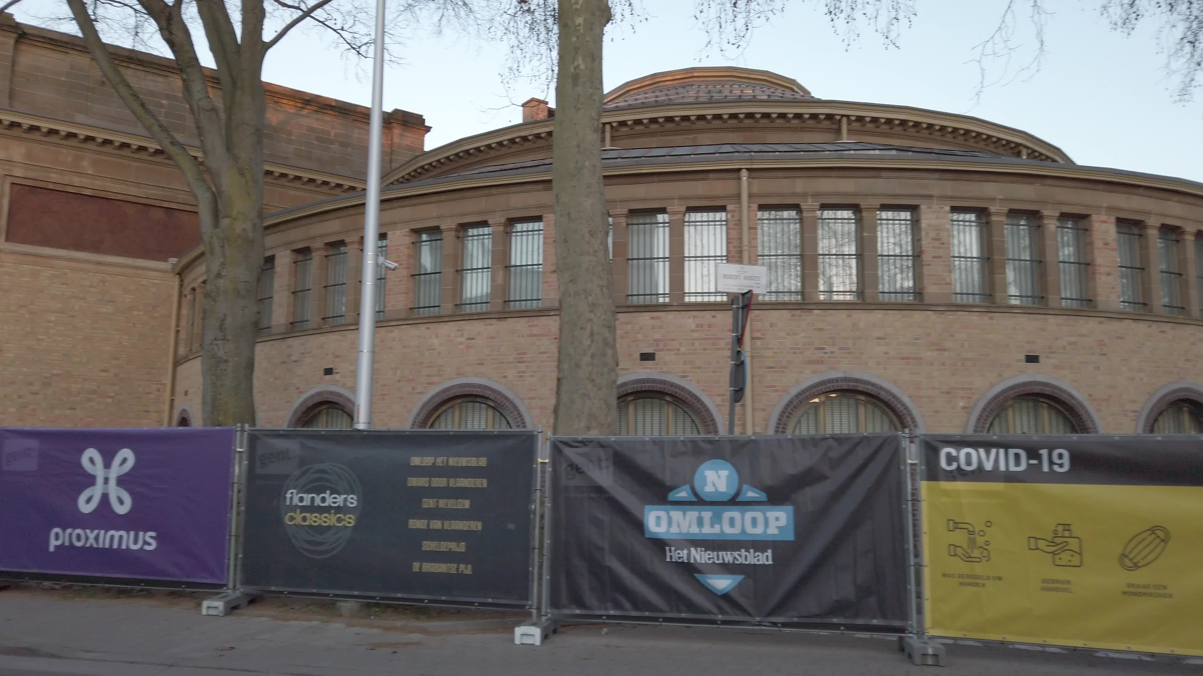 Cycling Flanders Classics race starts with the Omloop Het Nieuwsblad