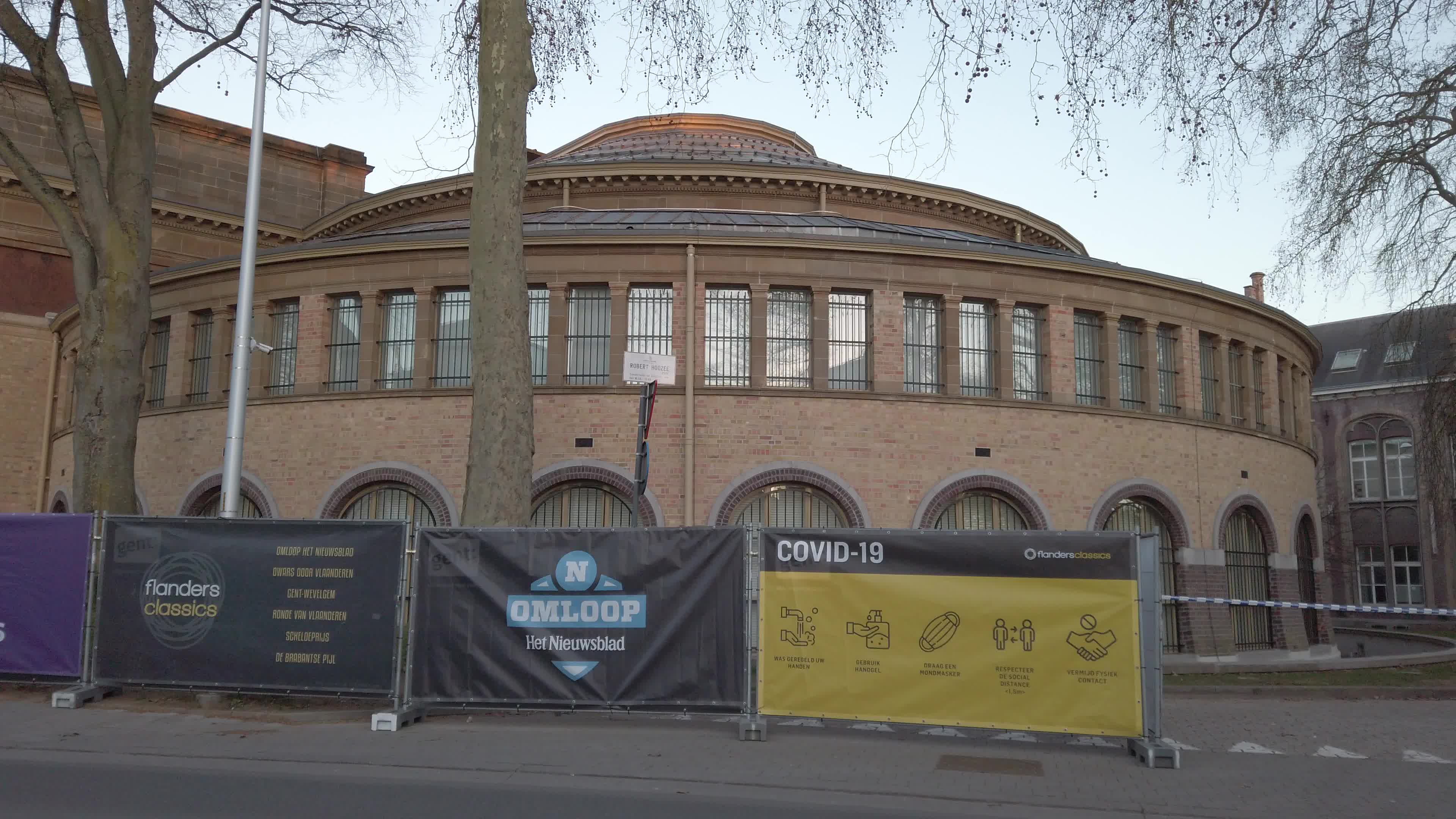 Cycling Flanders Classics race starts with the Omloop Het Nieuwsblad