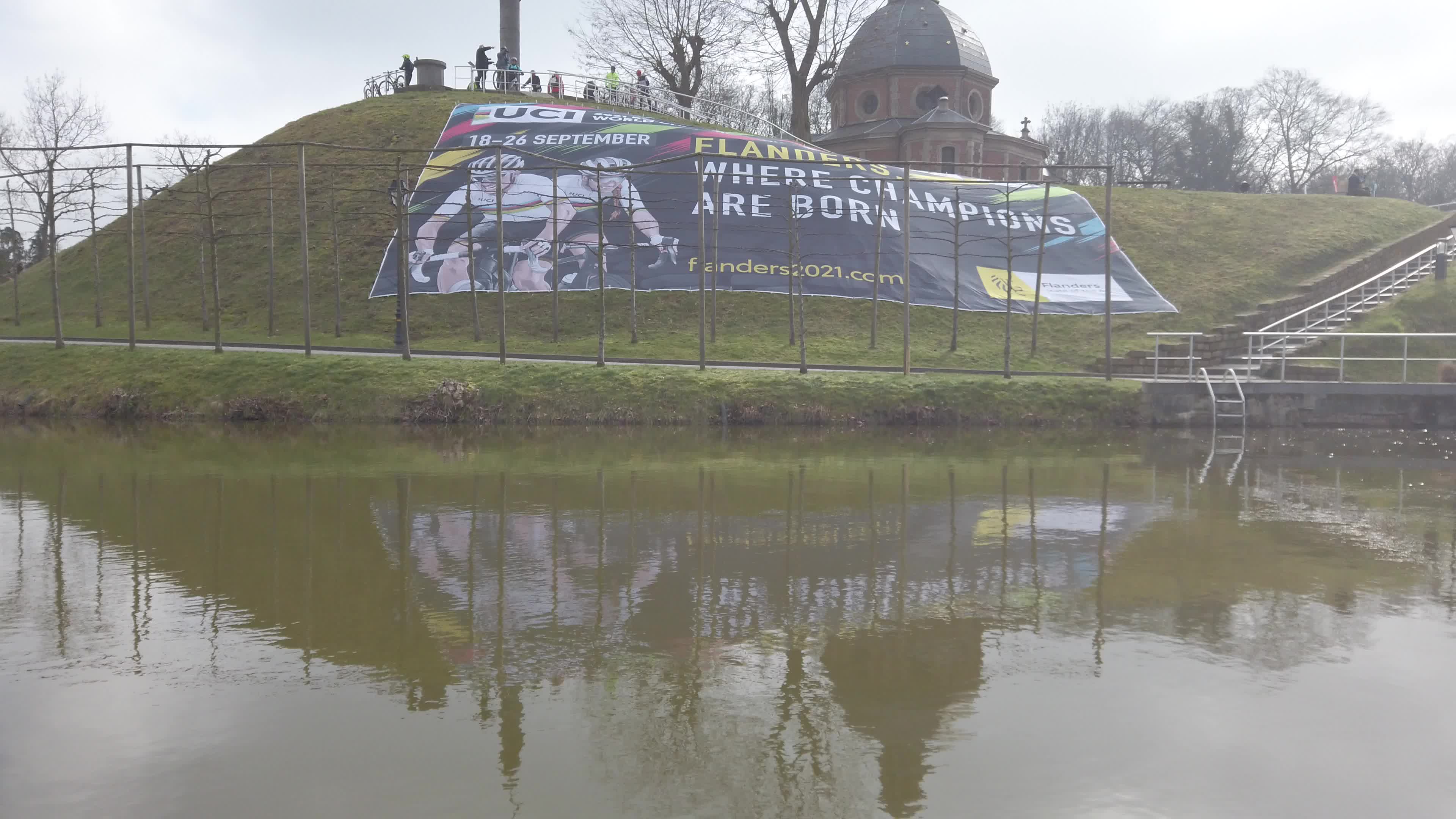 Cycling Flanders Classics race starts with the Omloop Het Nieuwsblad