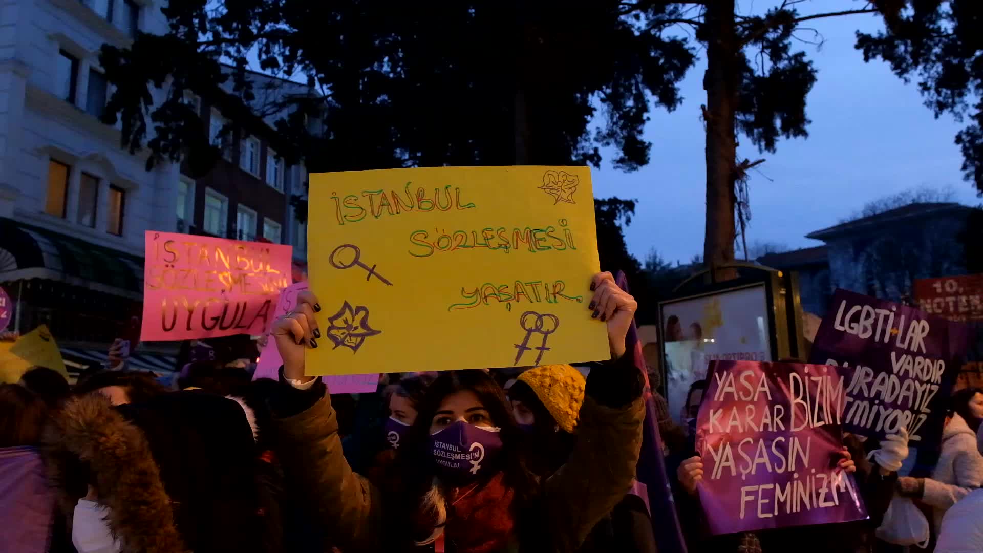 Protest Against Turkey's Withdrawal From Istanbul Convention