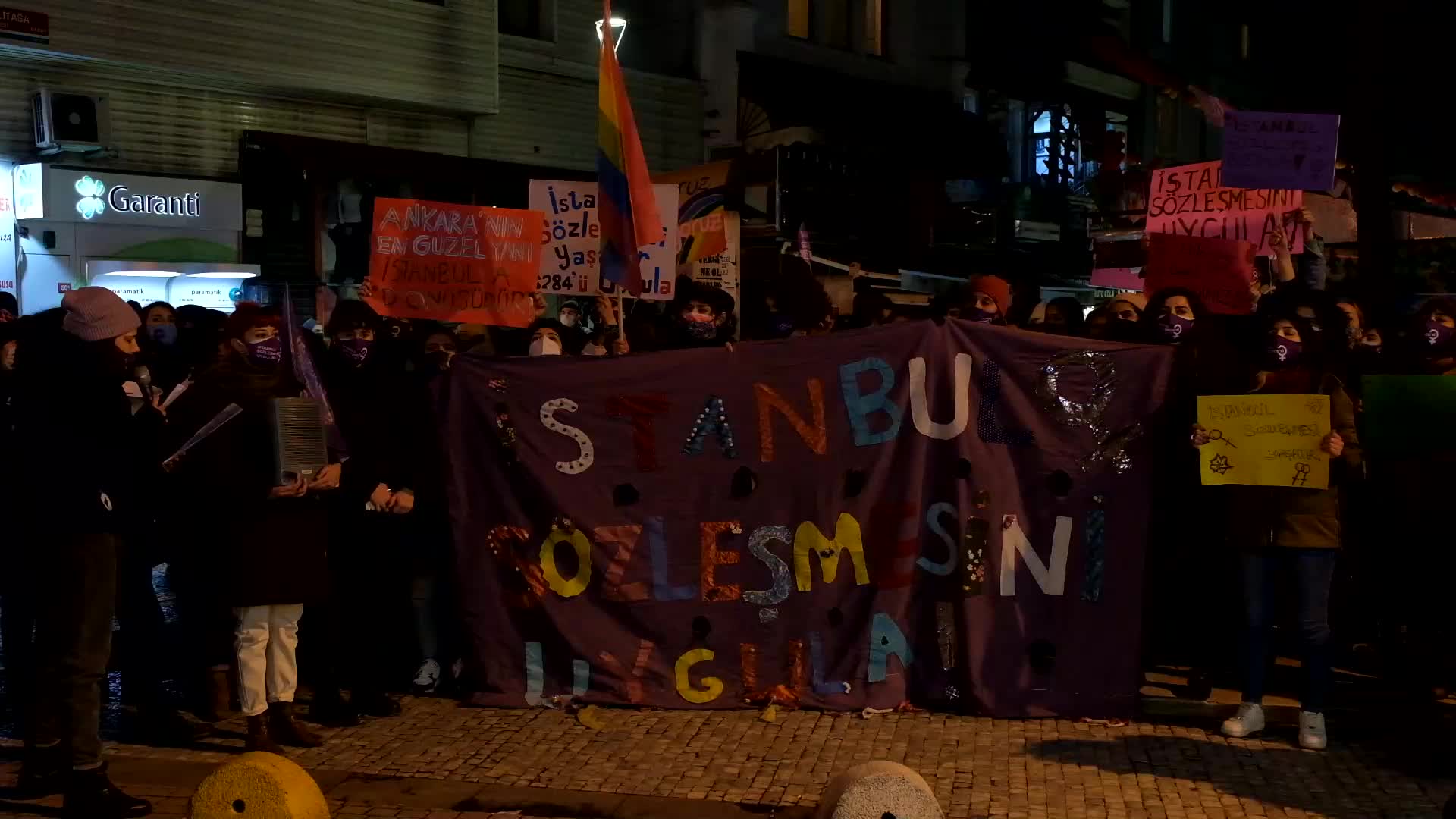 Protest Against Turkey's Withdrawal From Istanbul Convention