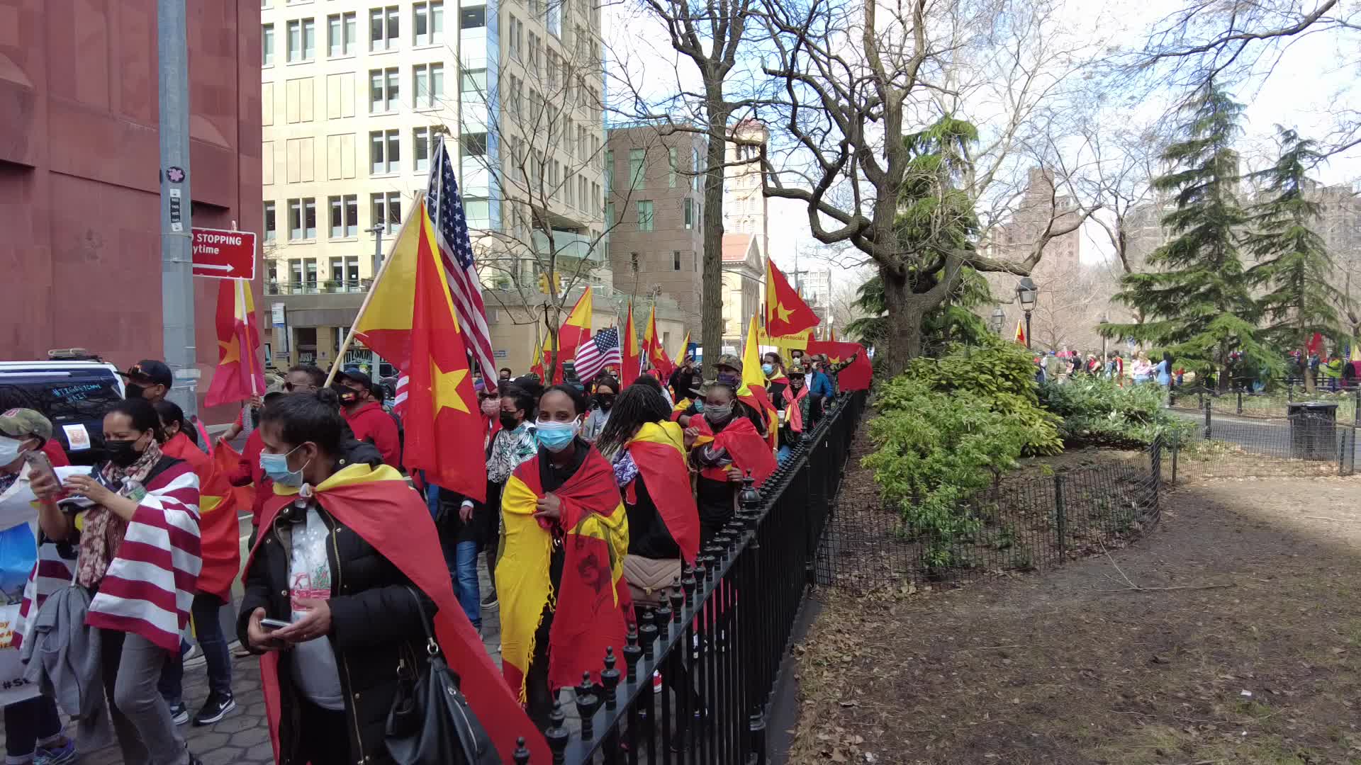 NY Demonstration Against The Genocidal War On Tigray