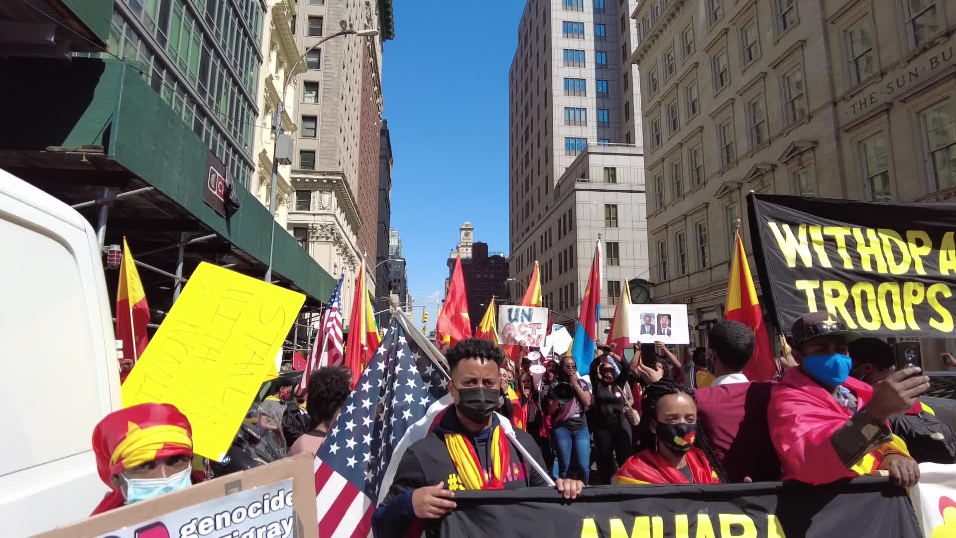 NY Demonstration Against The Genocidal War On Tigray