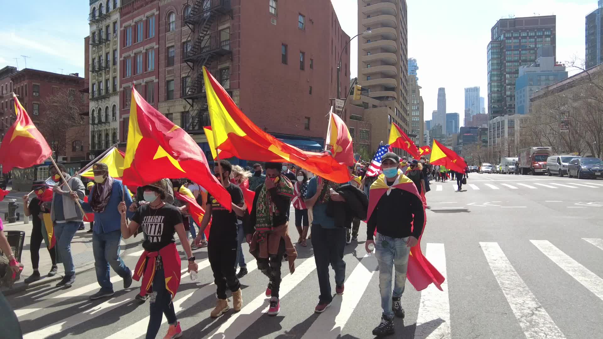 NY Demonstration Against The Genocidal War On Tigray