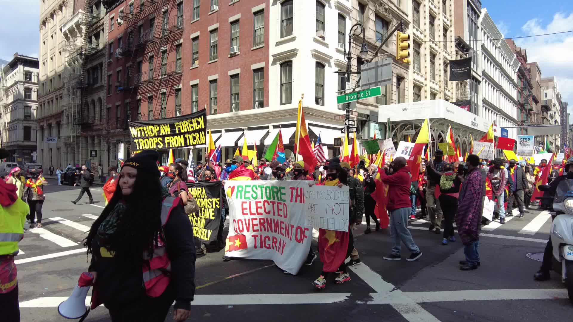 NY Demonstration Against The Genocidal War On Tigray