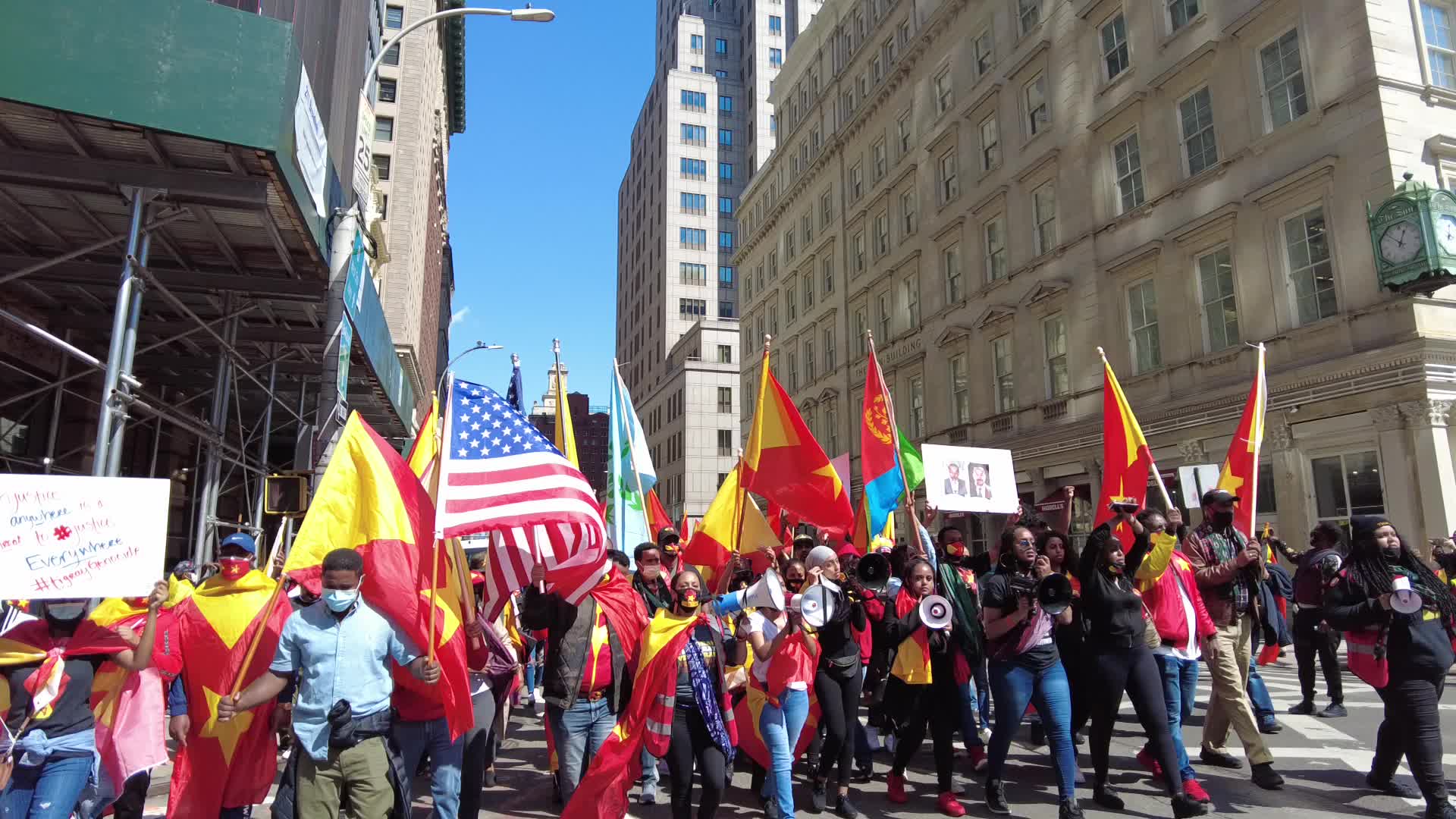 NY Demonstration Against The Genocidal War On Tigray