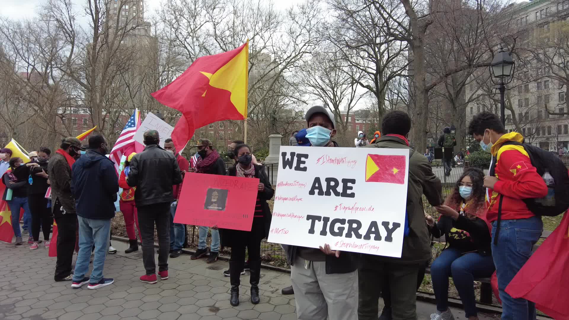NY Demonstration Against The Genocidal War On Tigray