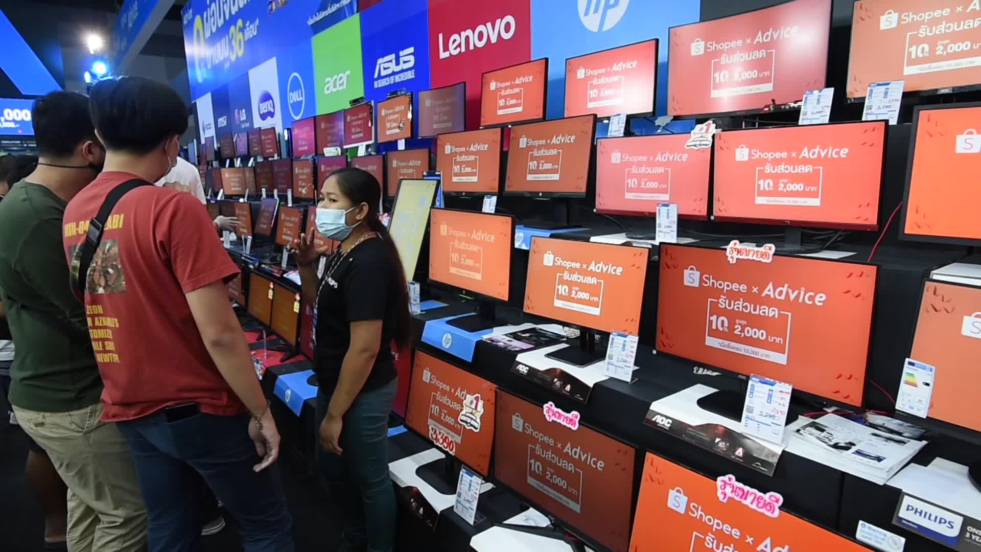 Commart Thailand 2021 computer show and sales in Bangkok