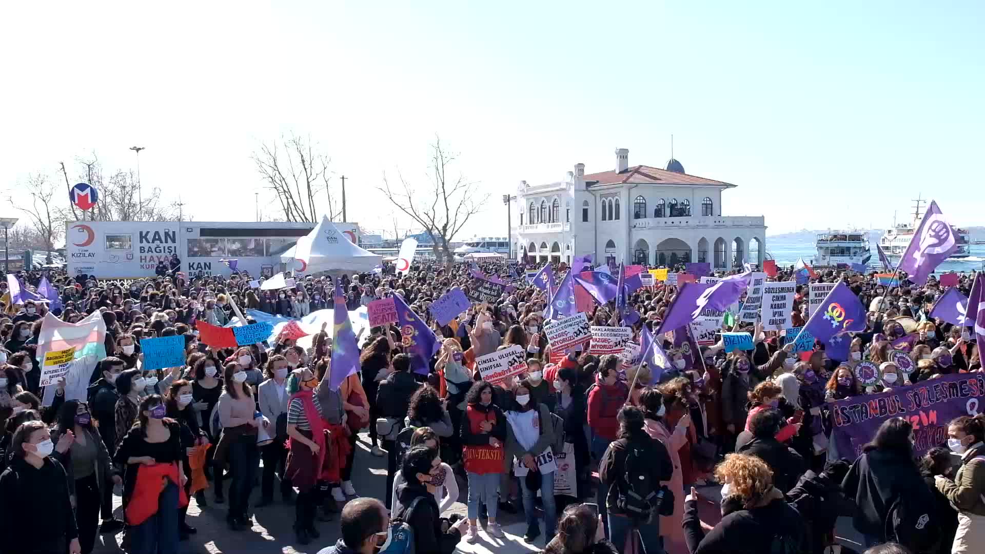 Protest Against Turkey's Withdrawal From Istanbul Convention