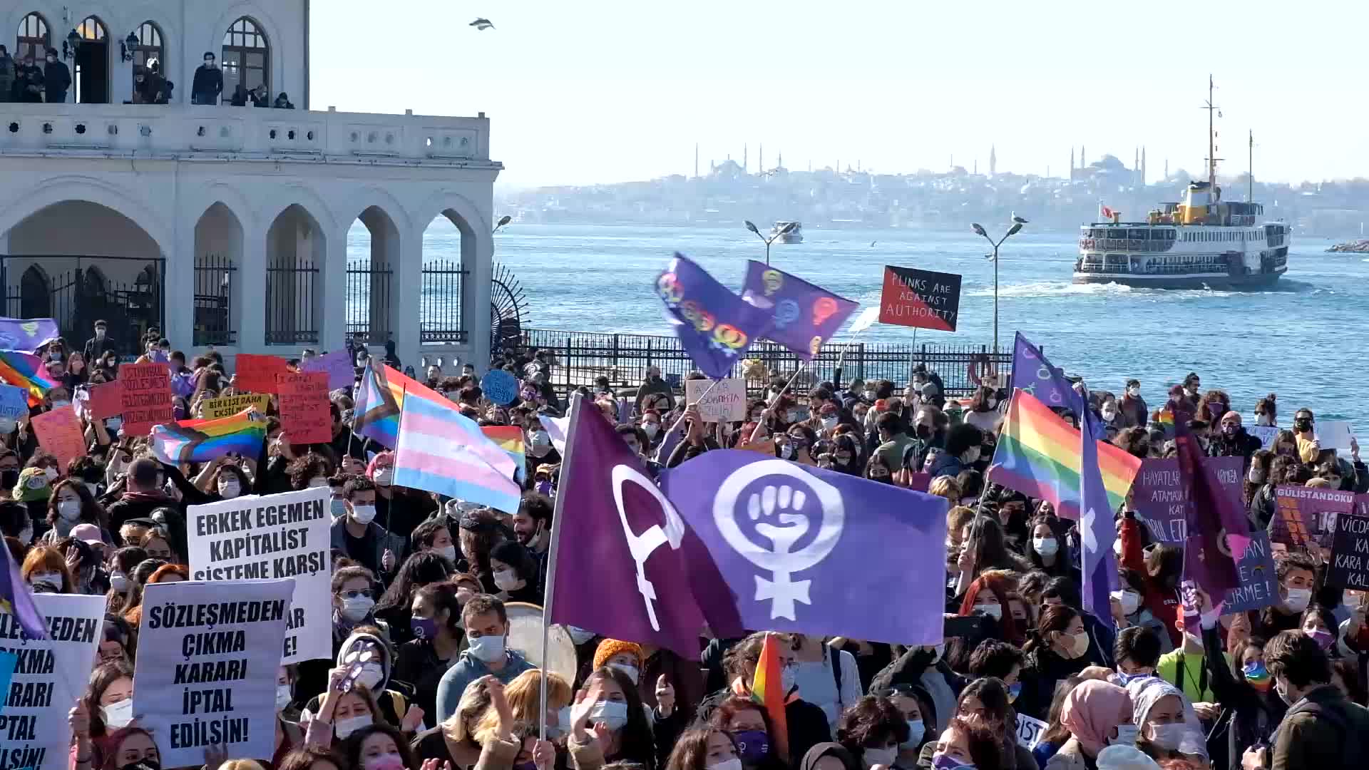 Protest Against Turkey's Withdrawal From Istanbul Convention