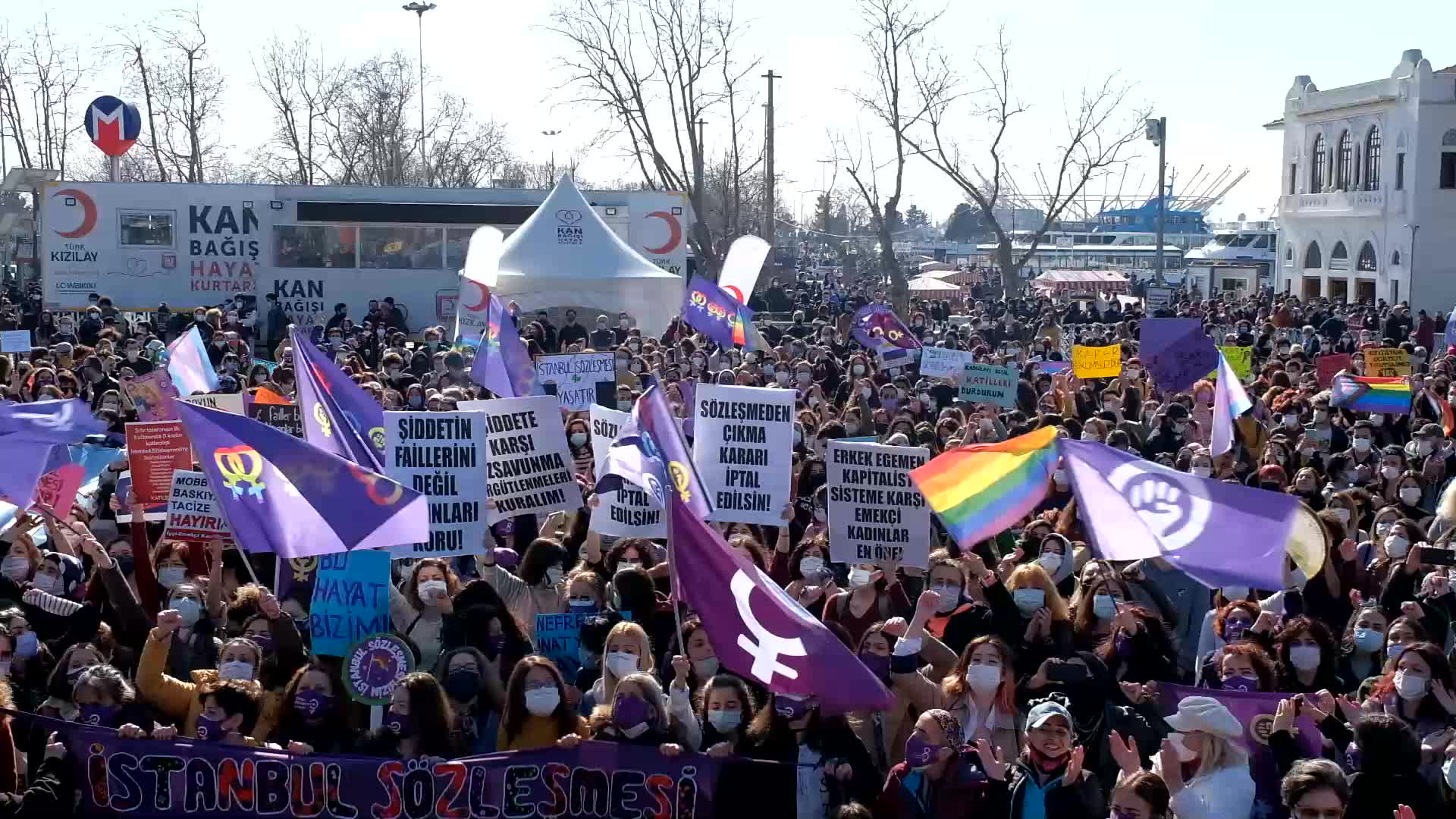 Protest Against Turkey's Withdrawal From Istanbul Convention