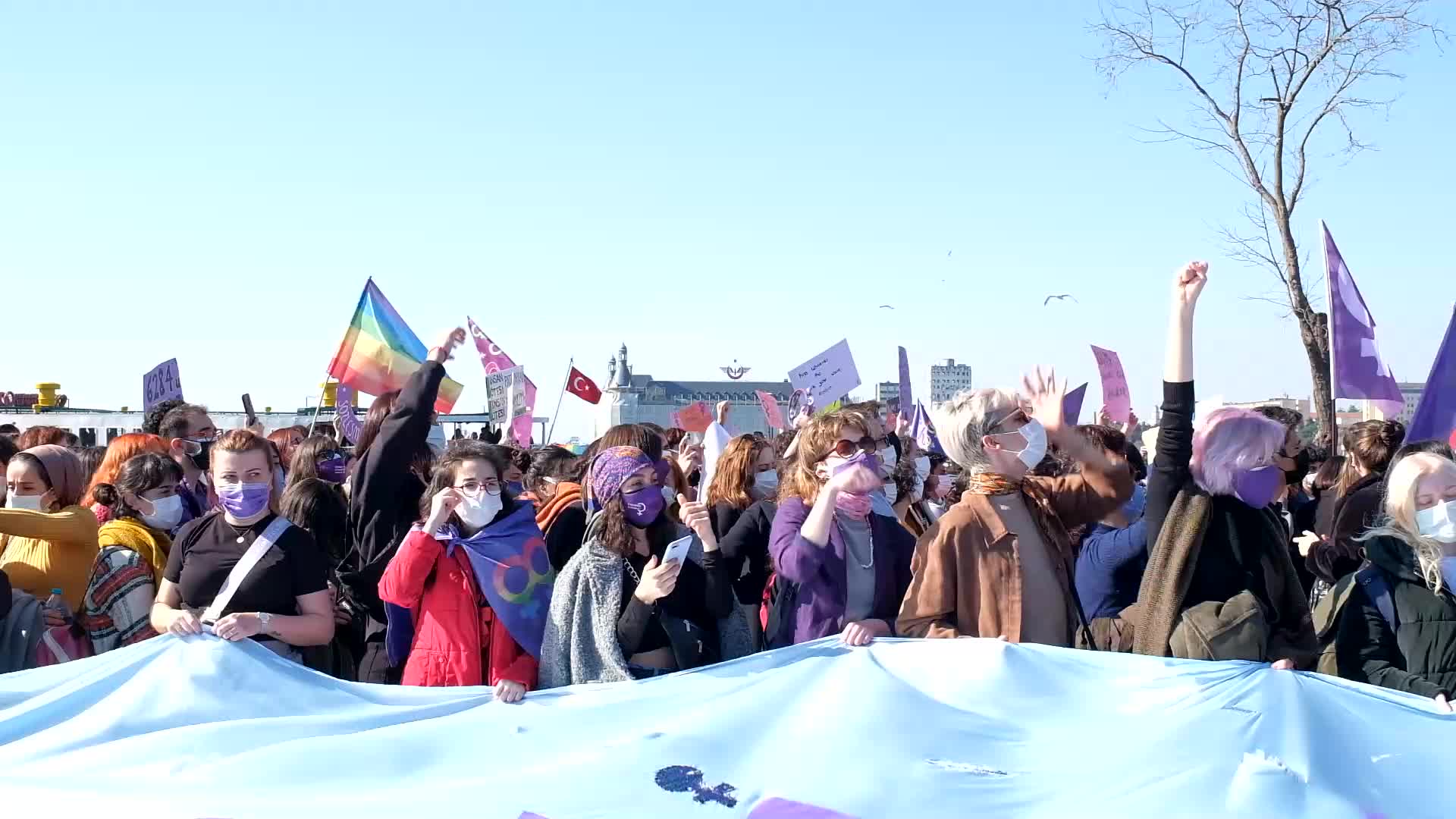 Protest Against Turkey's Withdrawal From Istanbul Convention