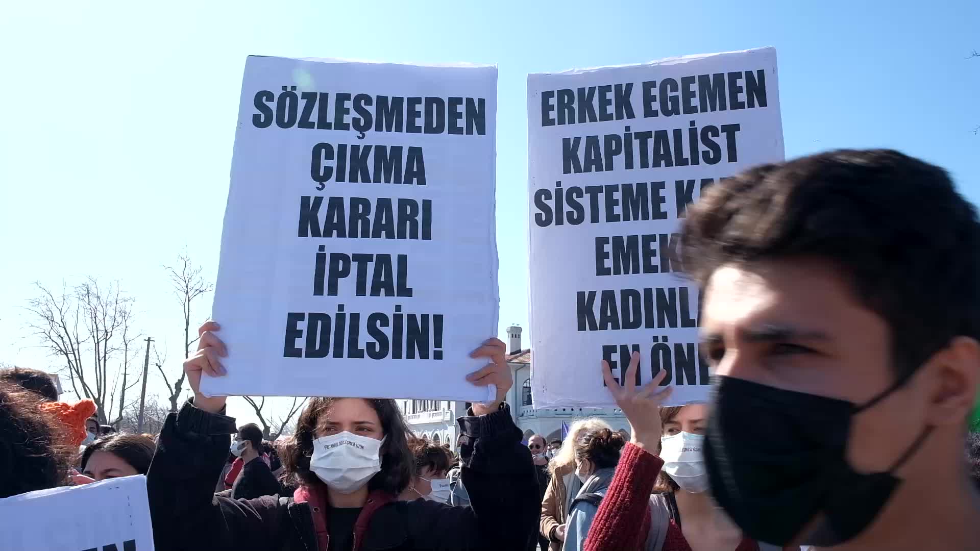 Protest Against Turkey's Withdrawal From Istanbul Convention