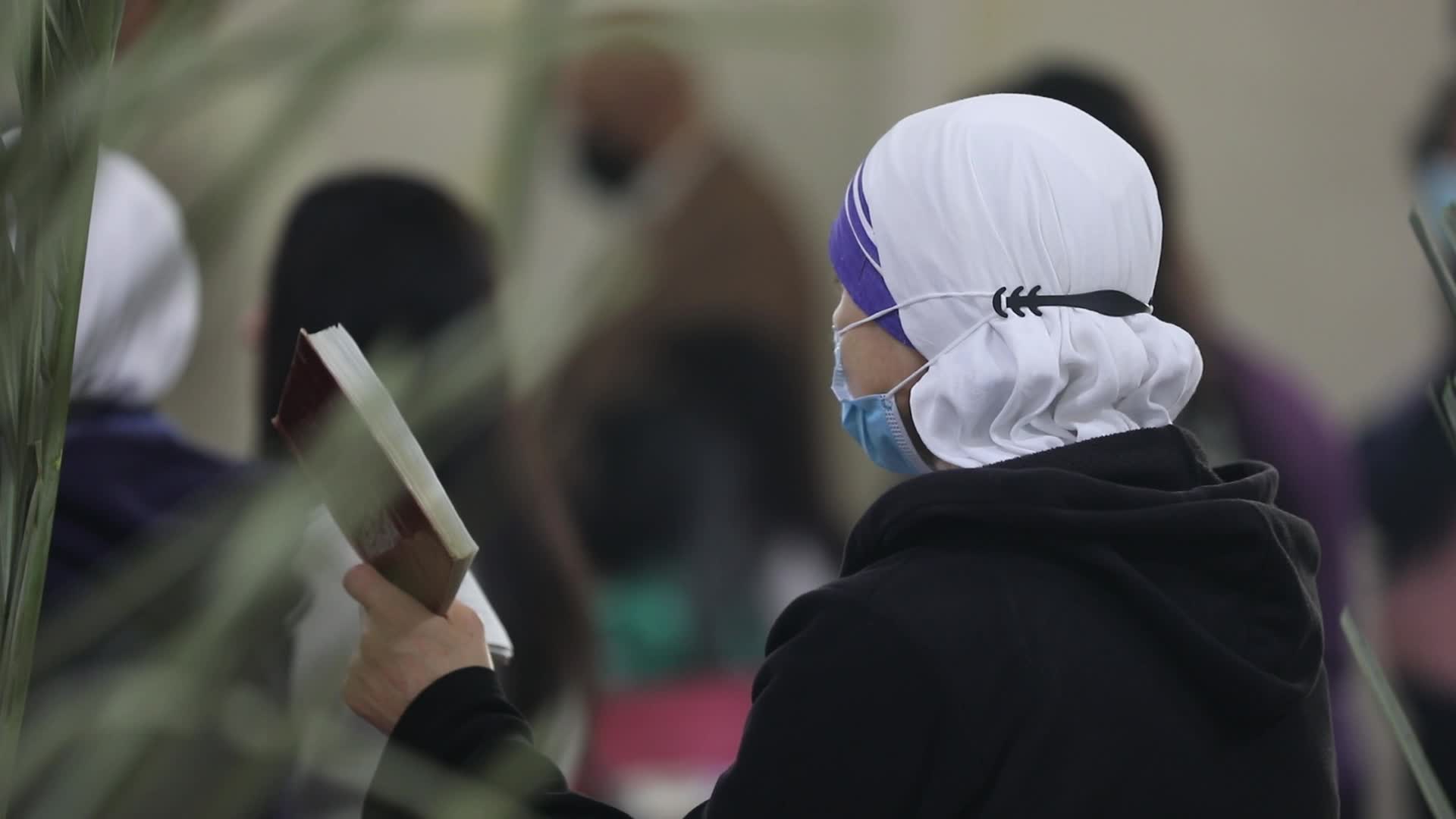 Christians celebrate Palm Sunday in Gaza