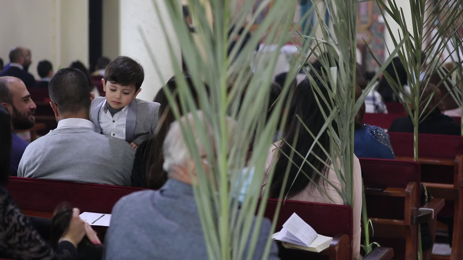 Christians celebrate Palm Sunday in Gaza