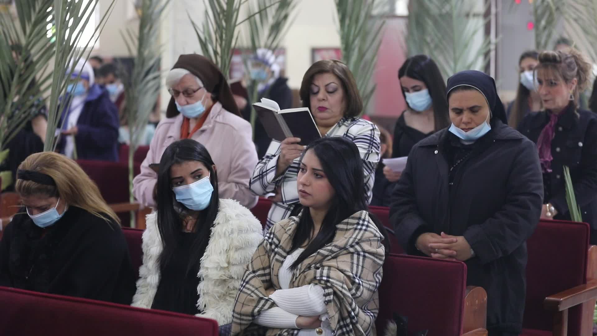 Christians celebrate Palm Sunday in Gaza
