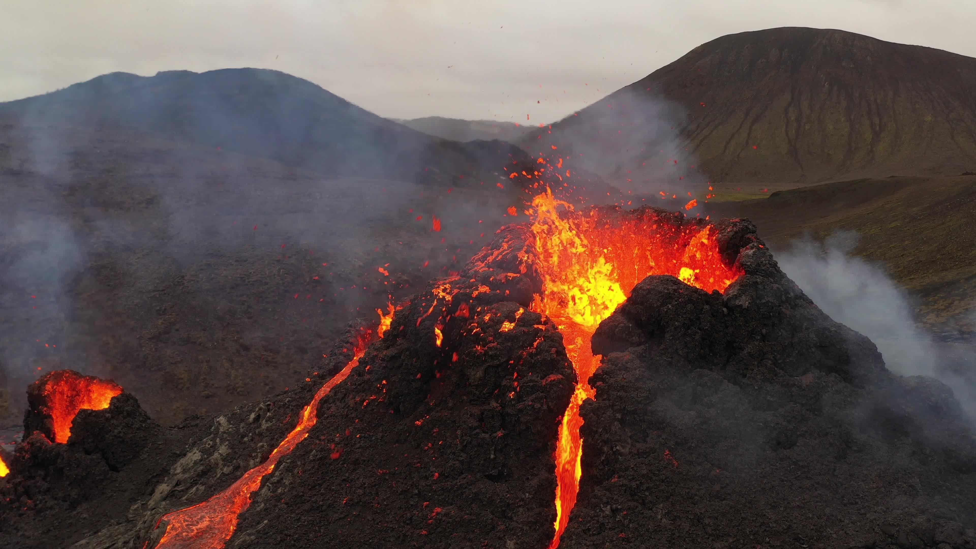 Geldingadalur volcano eruption Iceland