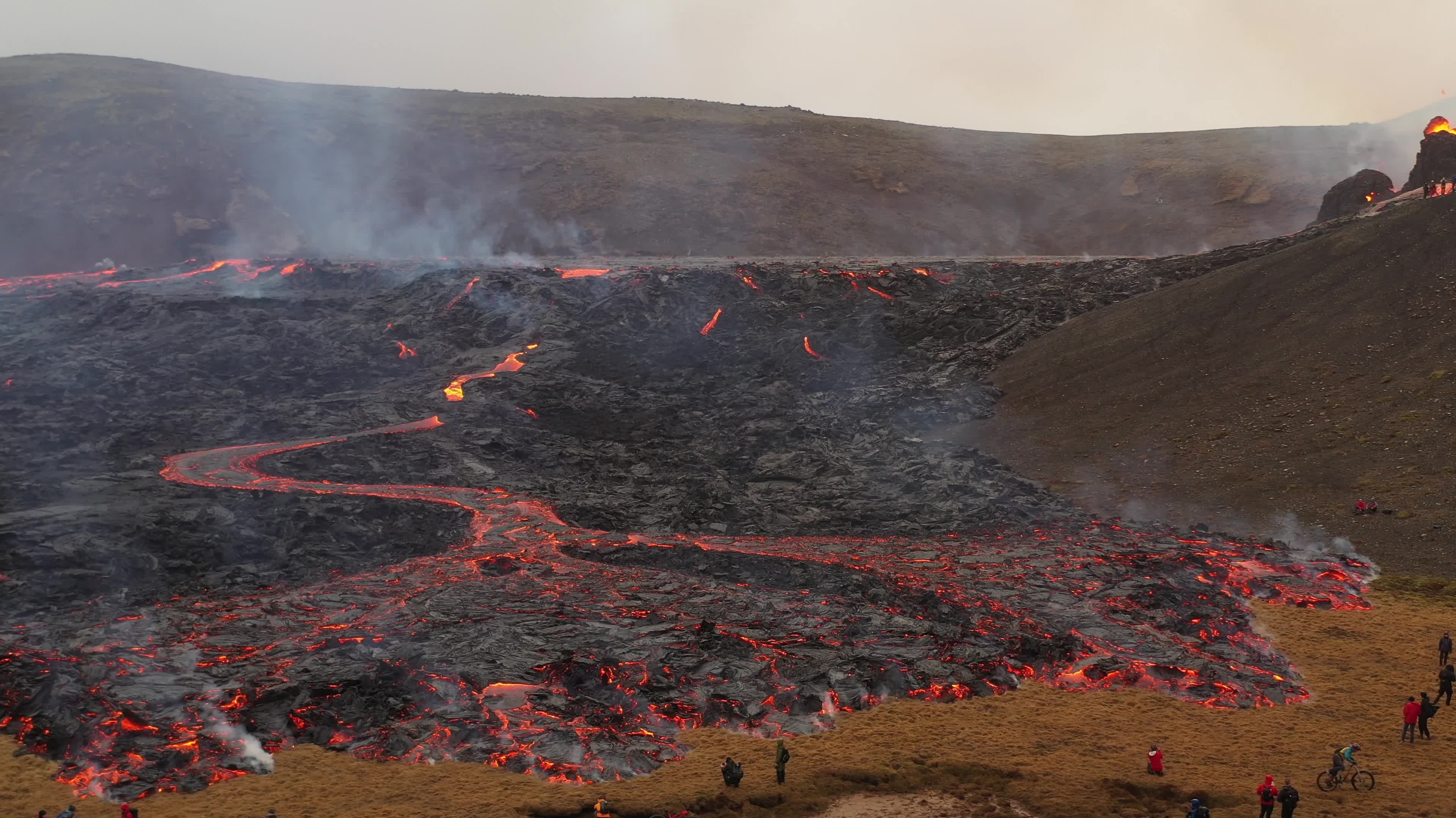 Geldingadalur volcano eruption Iceland