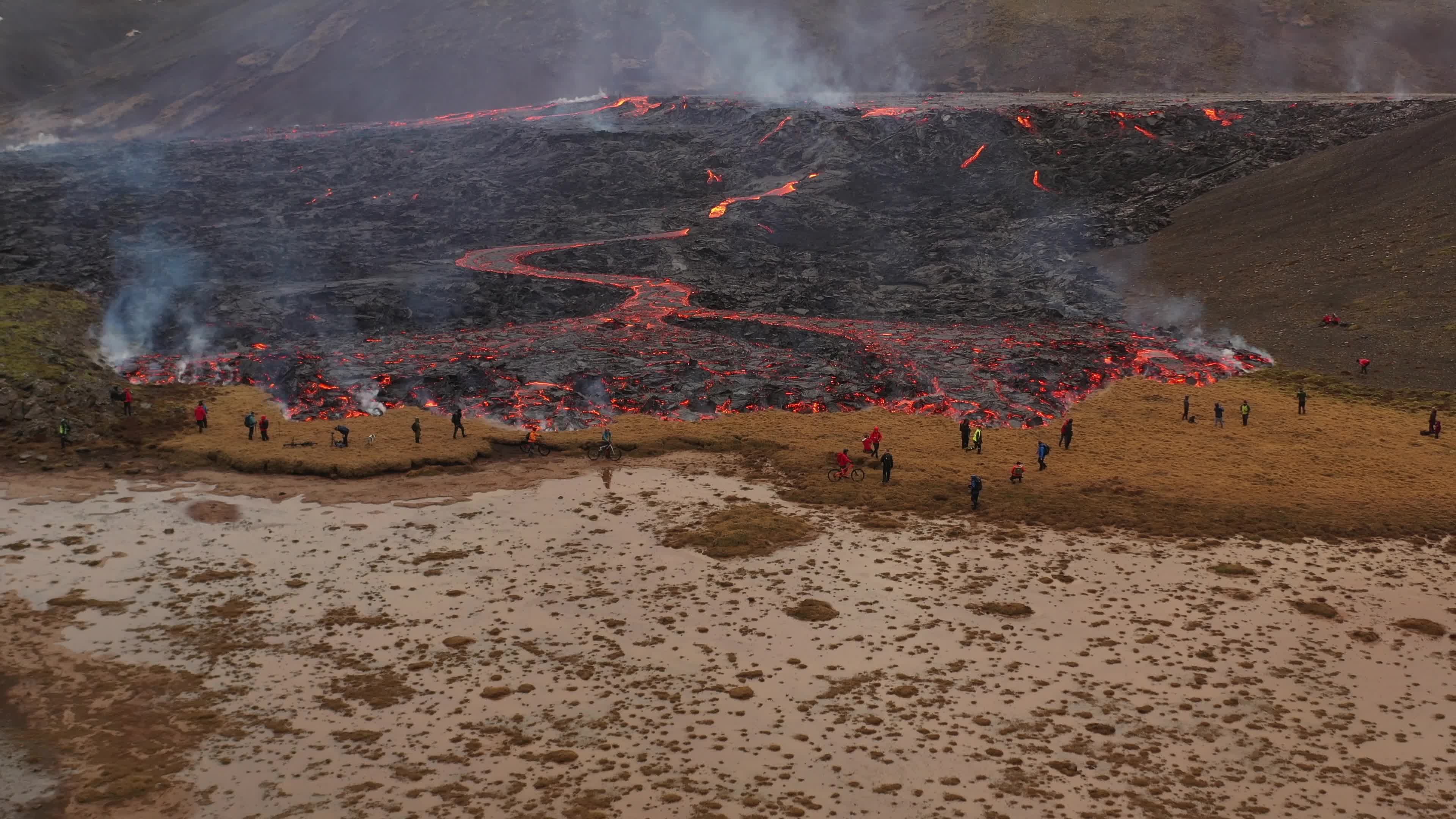 Geldingadalur volcano eruption Iceland