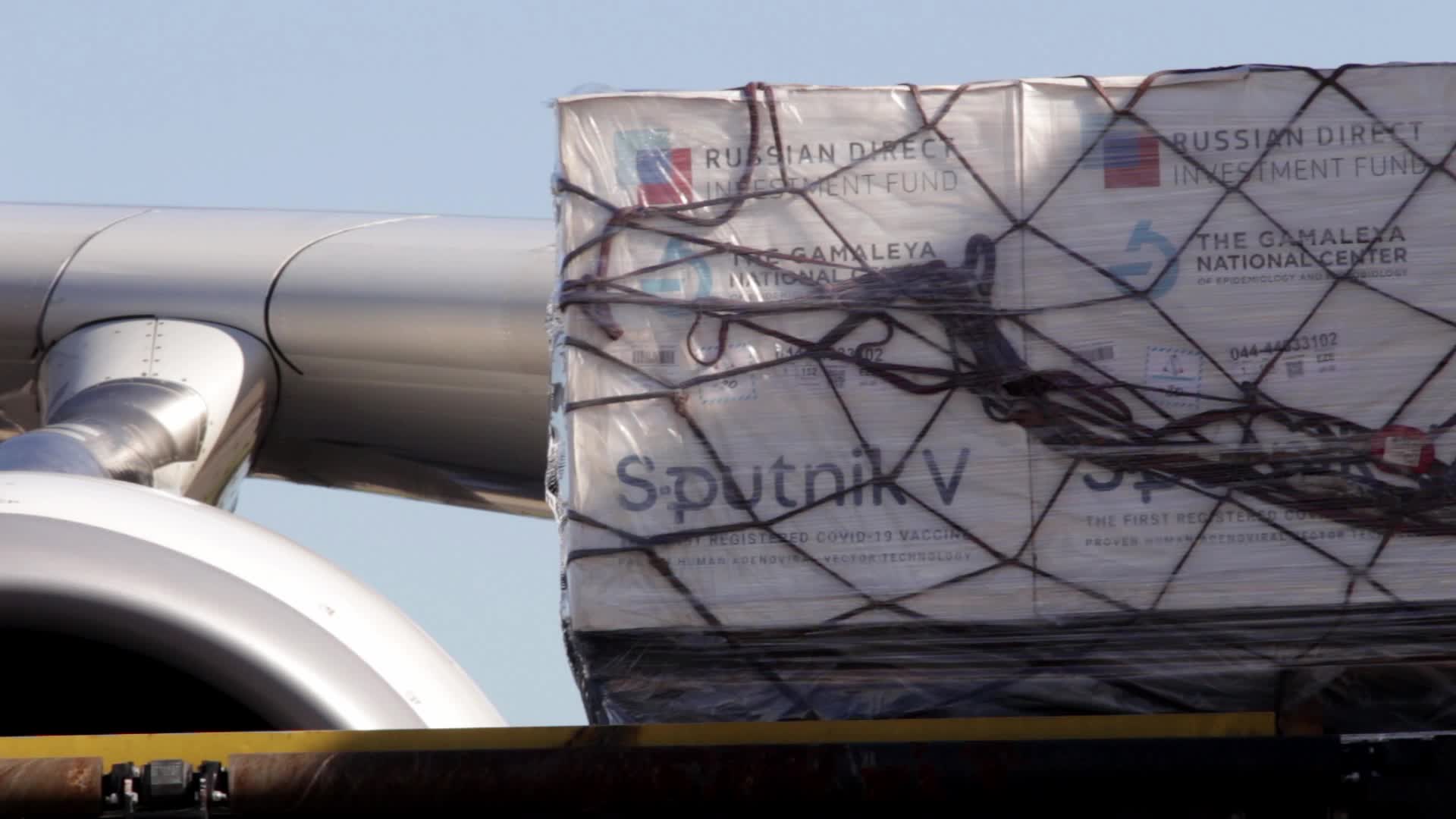 Arrival of a new flight with Sputnik V vaccines to Argentina