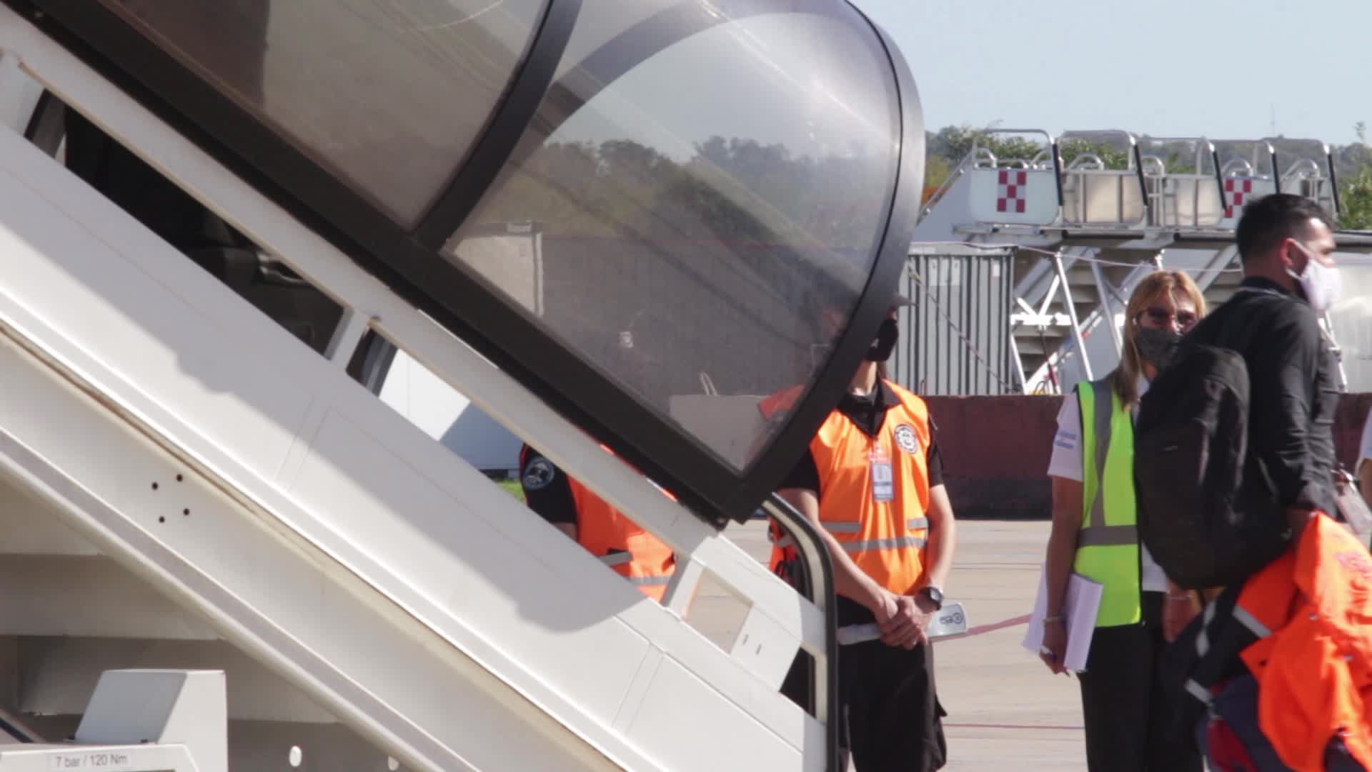 Arrival of a new flight with Sputnik V vaccines to Argentina