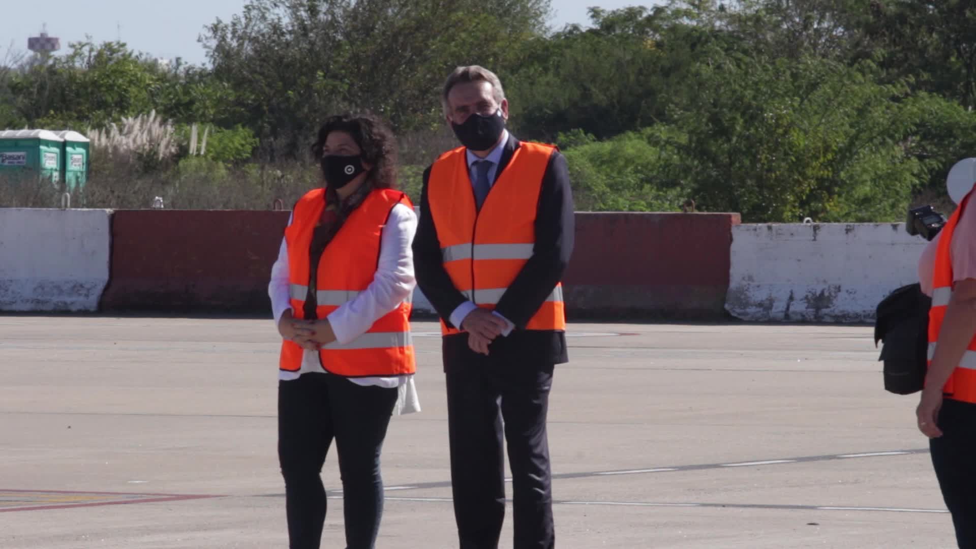 Arrival of a new flight with Sputnik V vaccines to Argentina