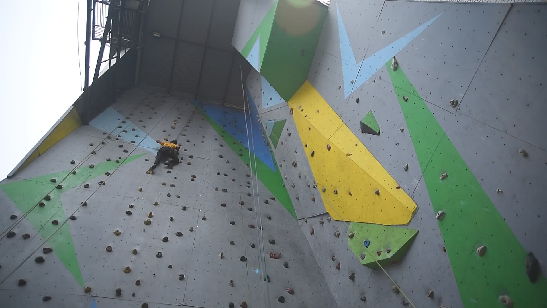 First-ever wall climbing for Visual Impaired in Nepal