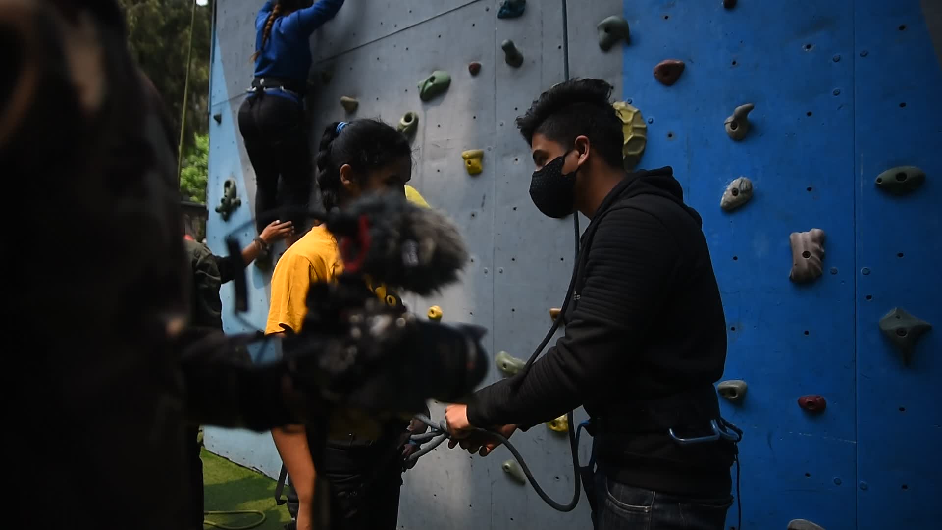 First-ever wall climbing for Visual Impaired in Nepal