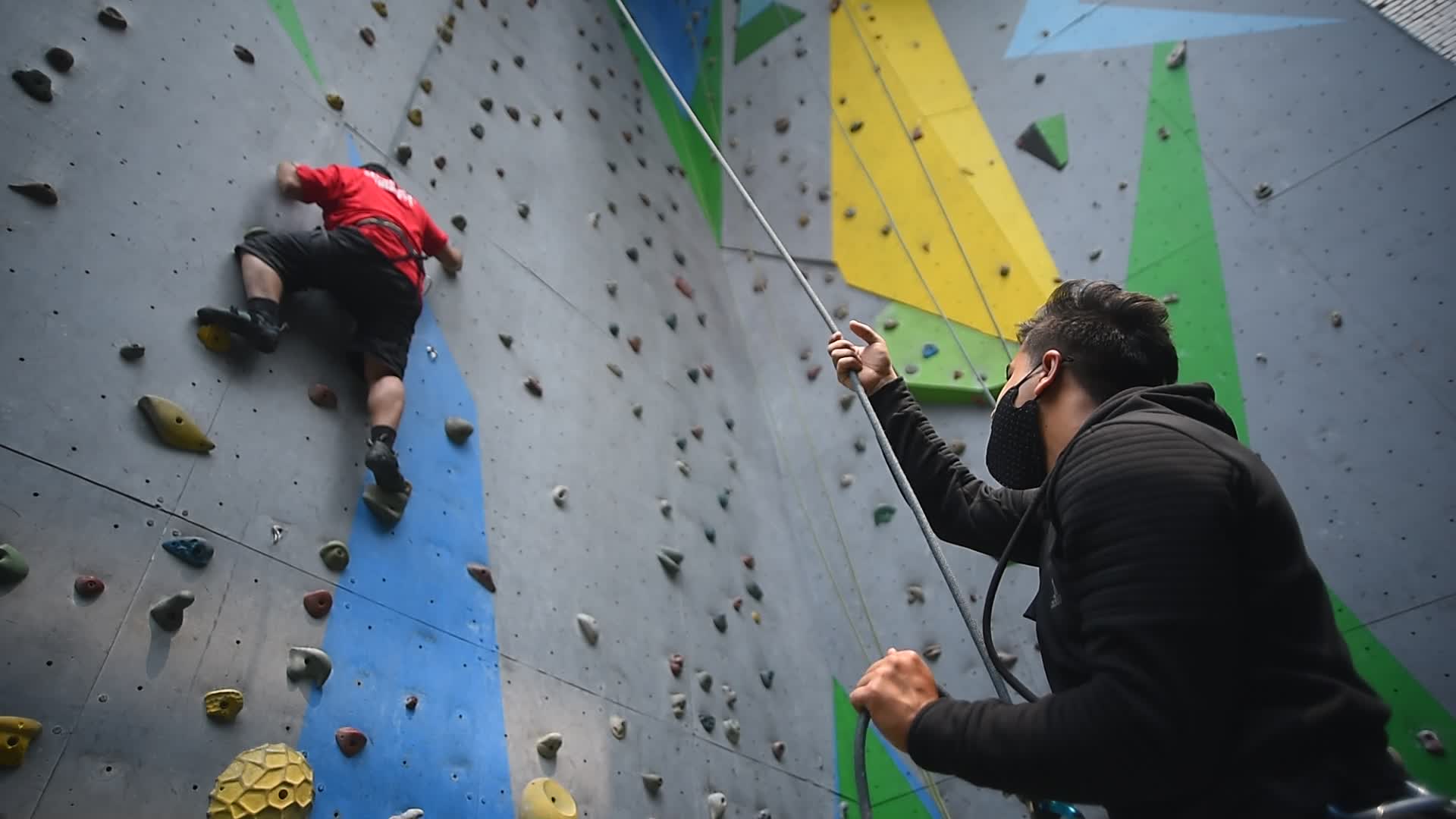 First-ever wall climbing for Visual Impaired in Nepal