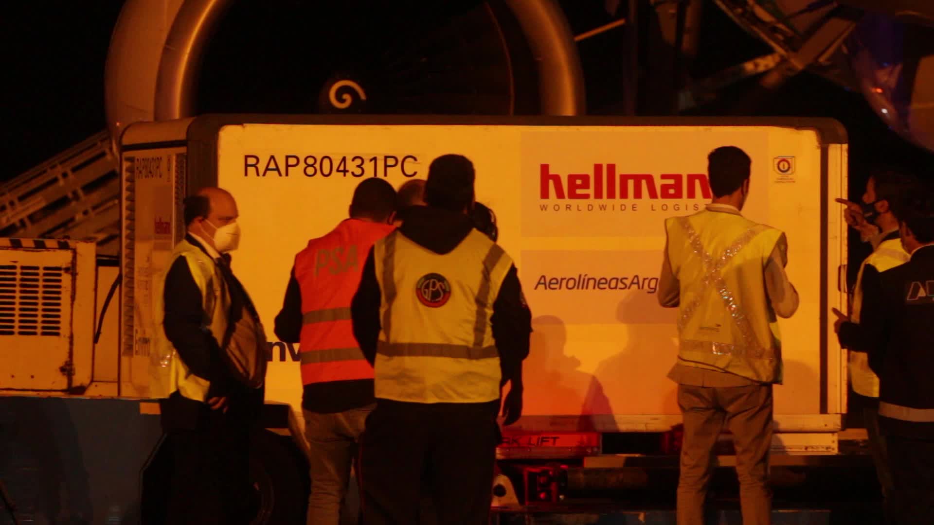 Flight with 1 million doses of the Sinopharm vaccine to Argentina