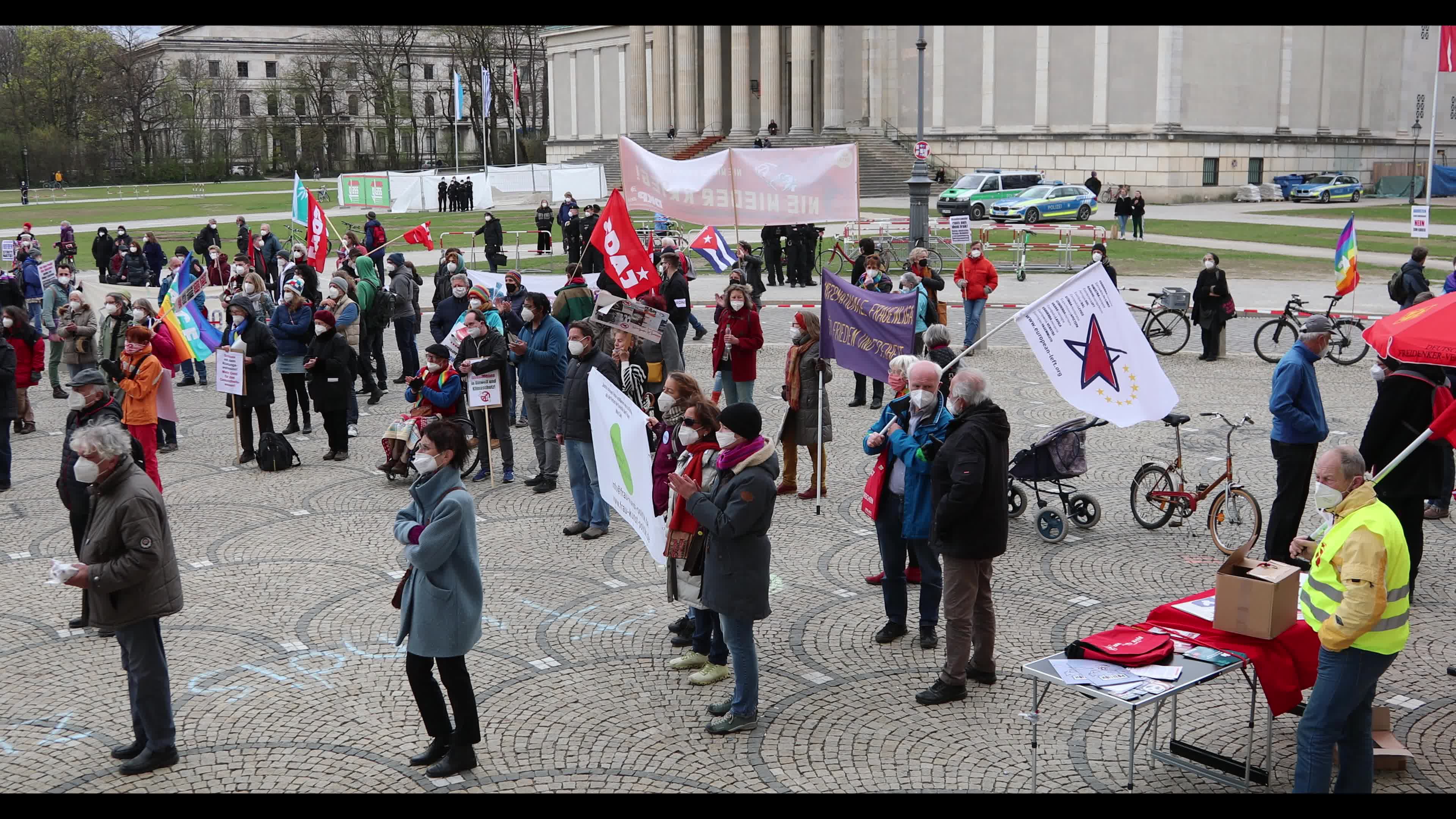 Easter March Peace Protest in Munich, Germany