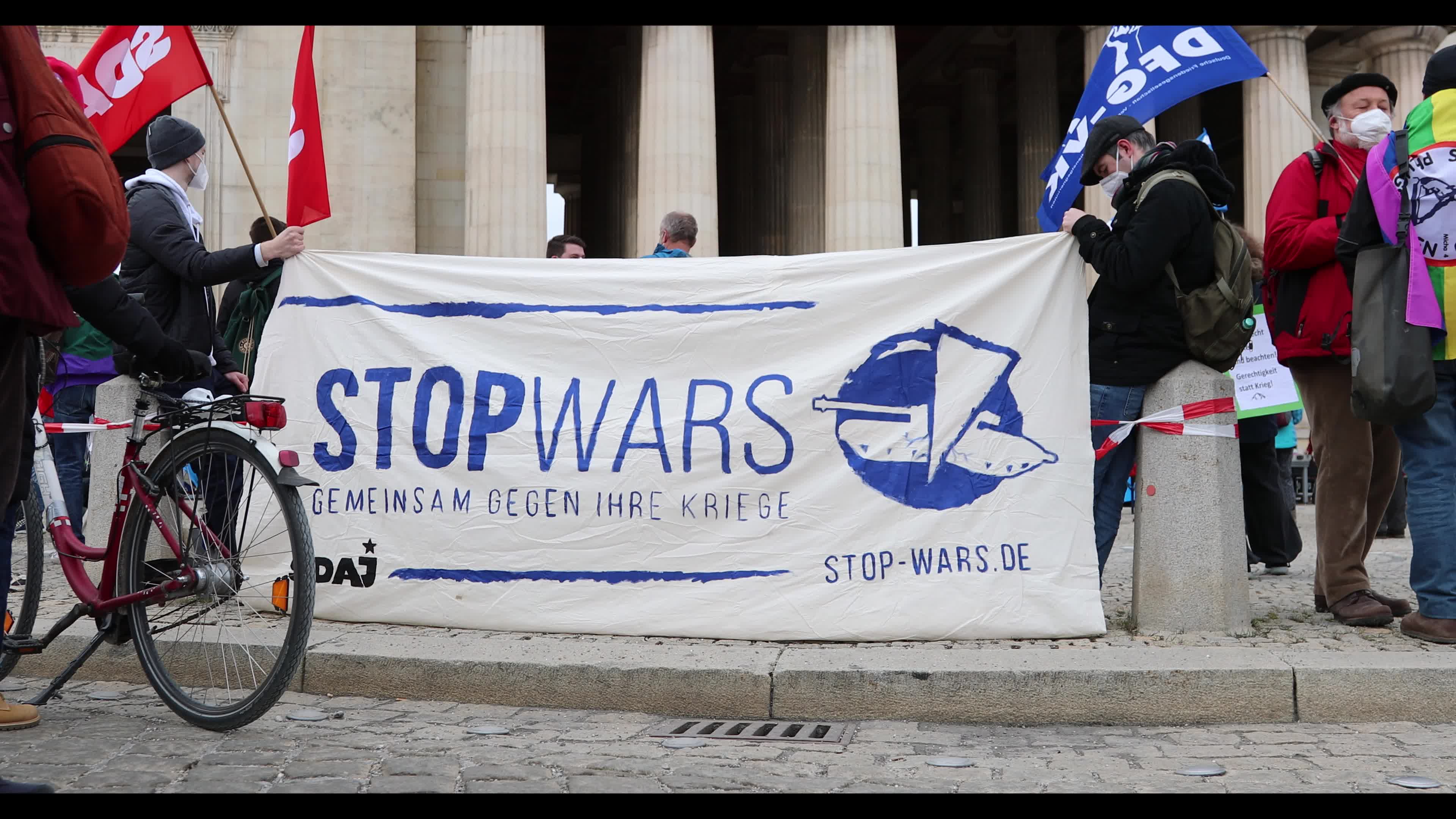 Easter March Peace Protest in Munich, Germany