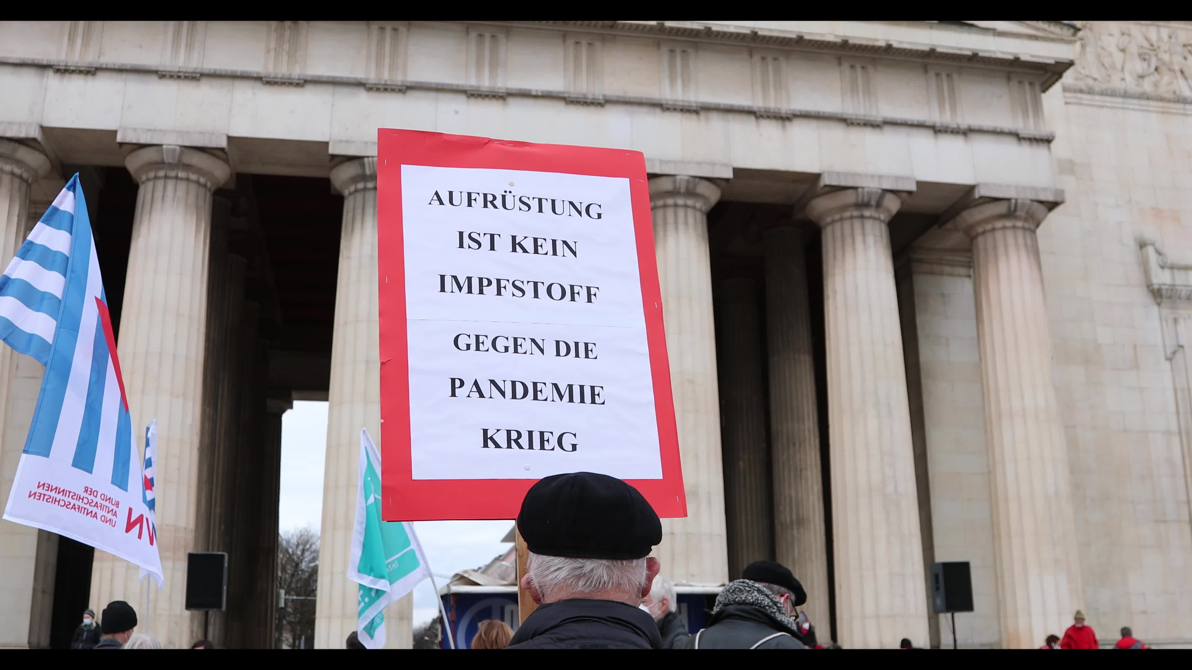 Easter March Peace Protest in Munich, Germany