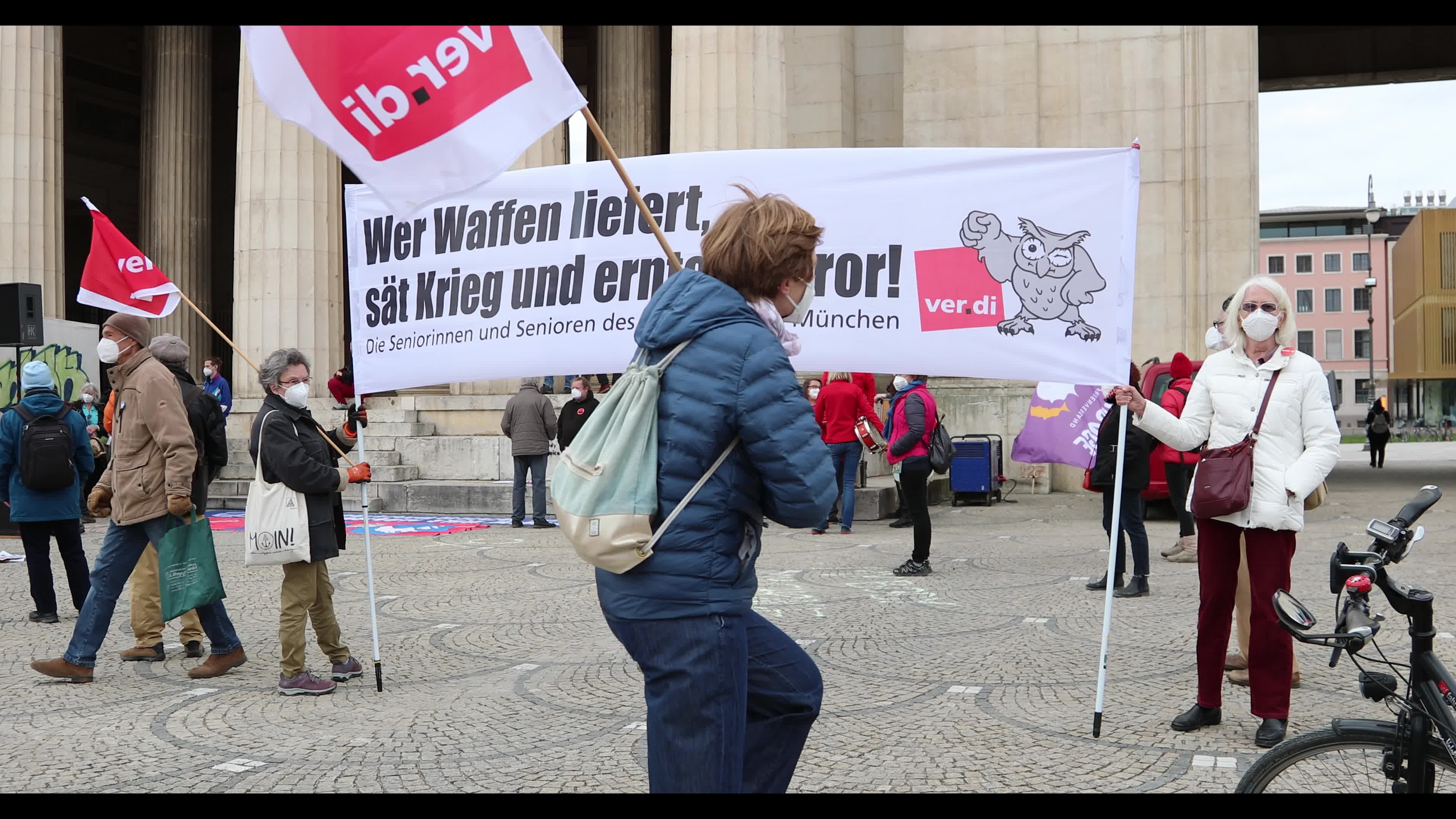Easter March Peace Protest in Munich, Germany