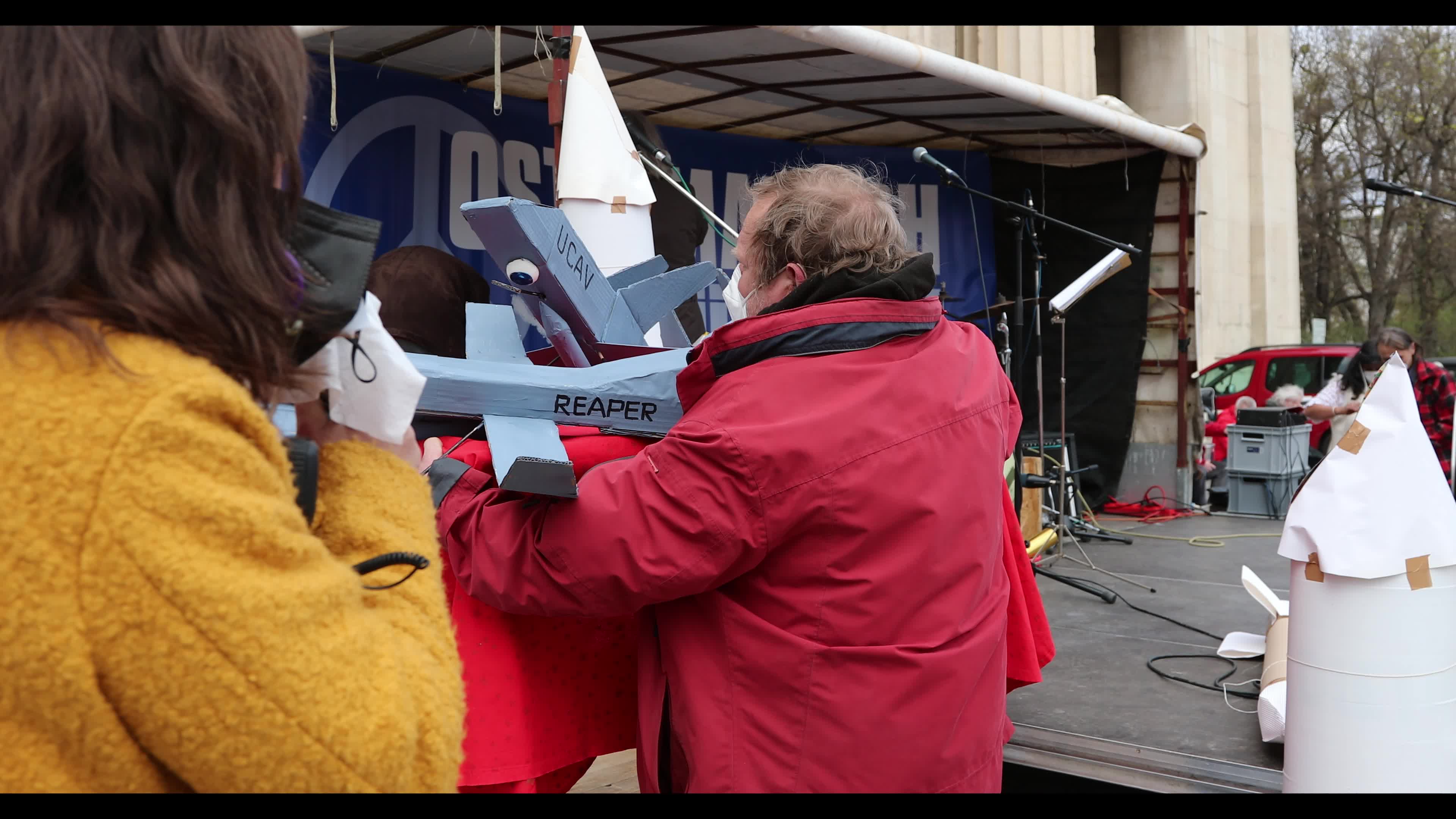 Easter March Peace Protest in Munich, Germany