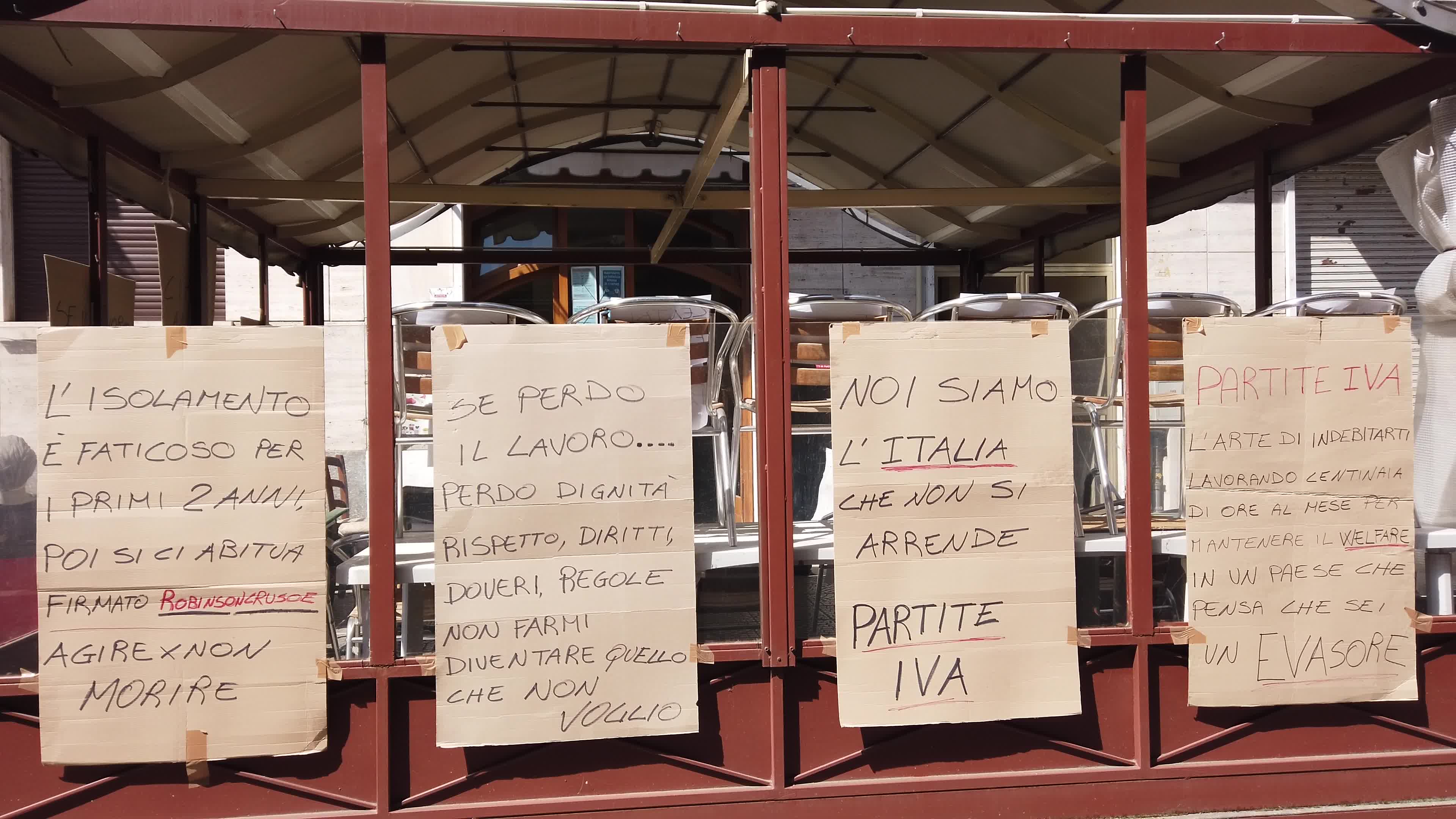 Handcuffed bartender goes on hunger strike against government policies
