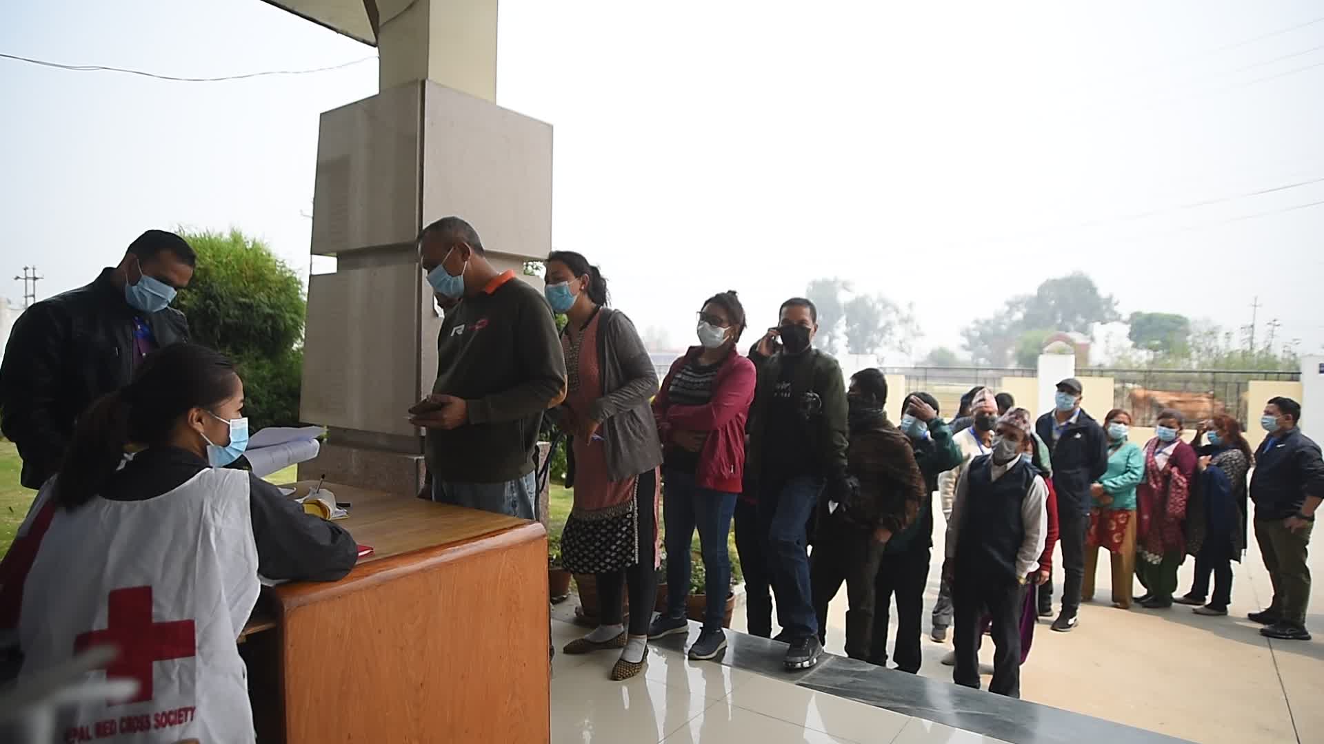 Nepal starts China donated COVID-19 vaccination