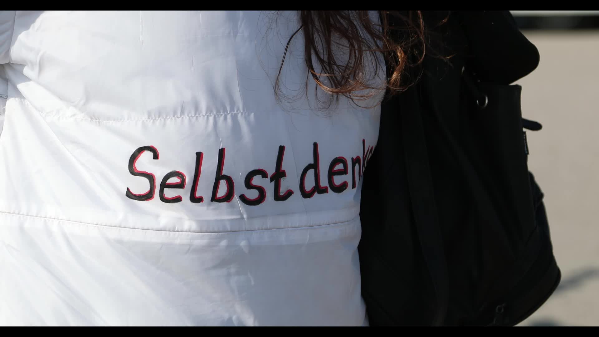 Anti Lockdown (Querdenken) protest in Munich, Germany