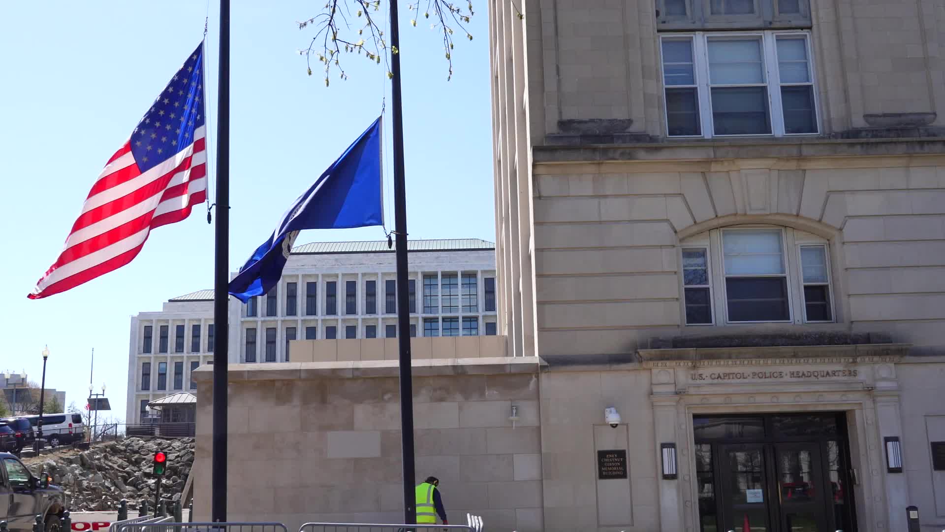 Flag flies at half staff for fallen Capitol police officer