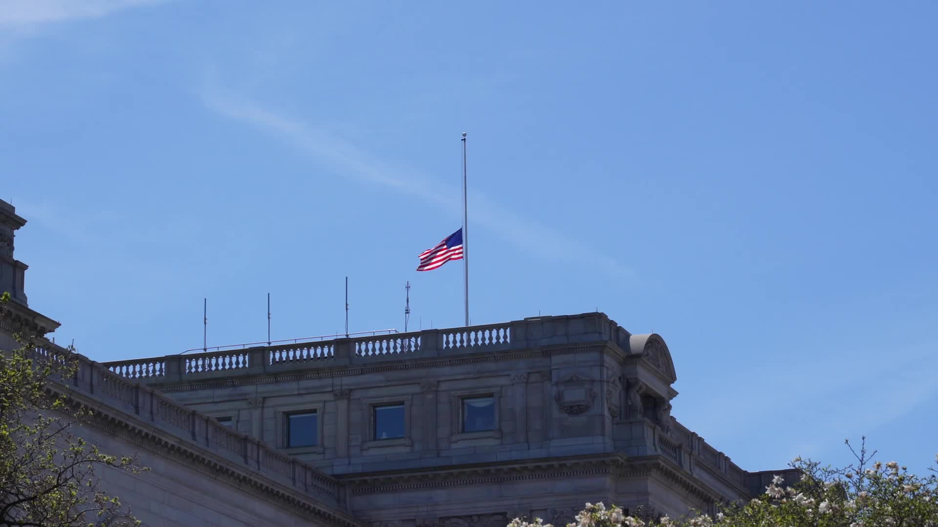 Flag flies at half staff for fallen Capitol police officer